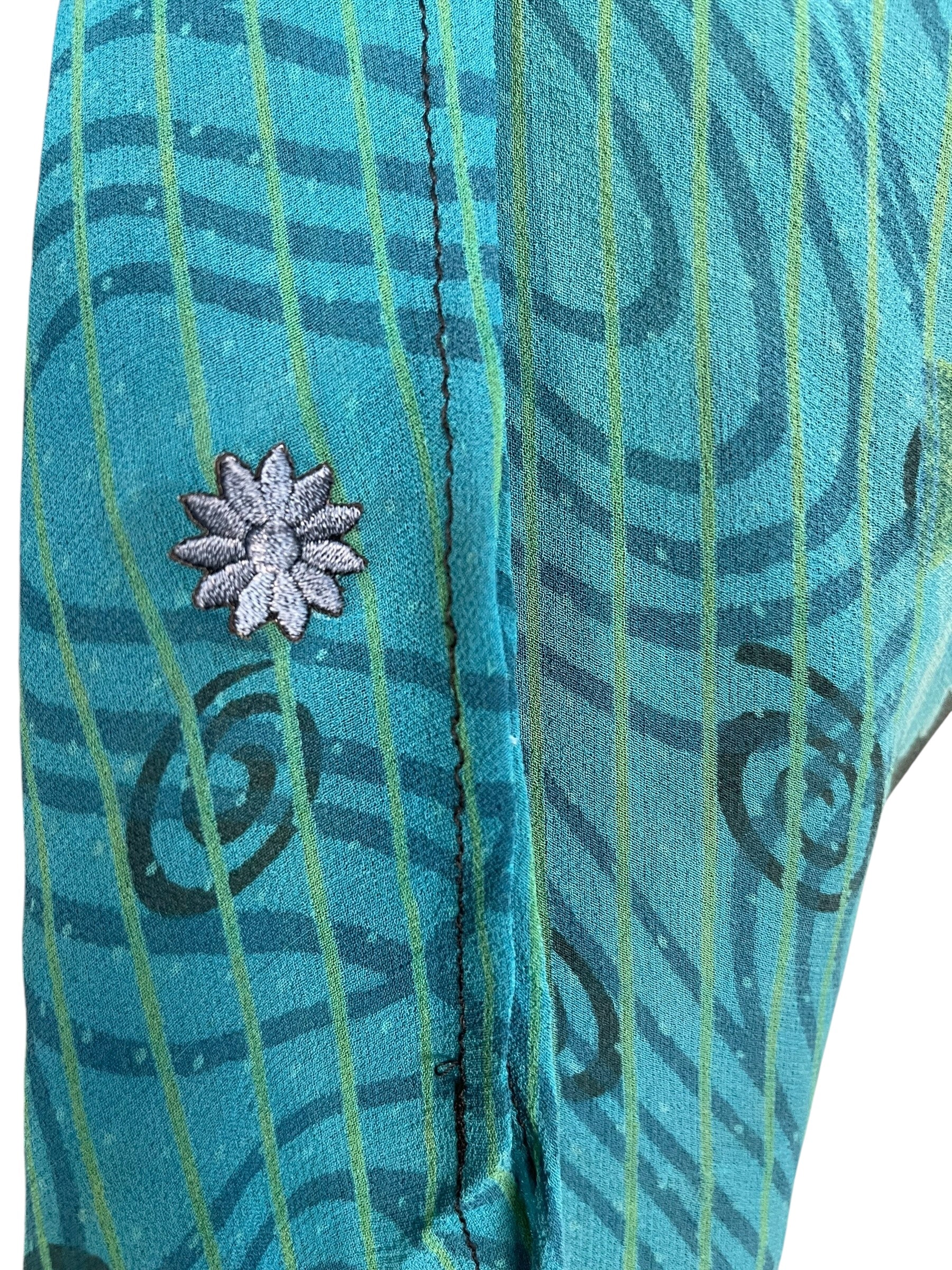 PRG7267 Sheer Avatar Pure Silk Waterfall Top