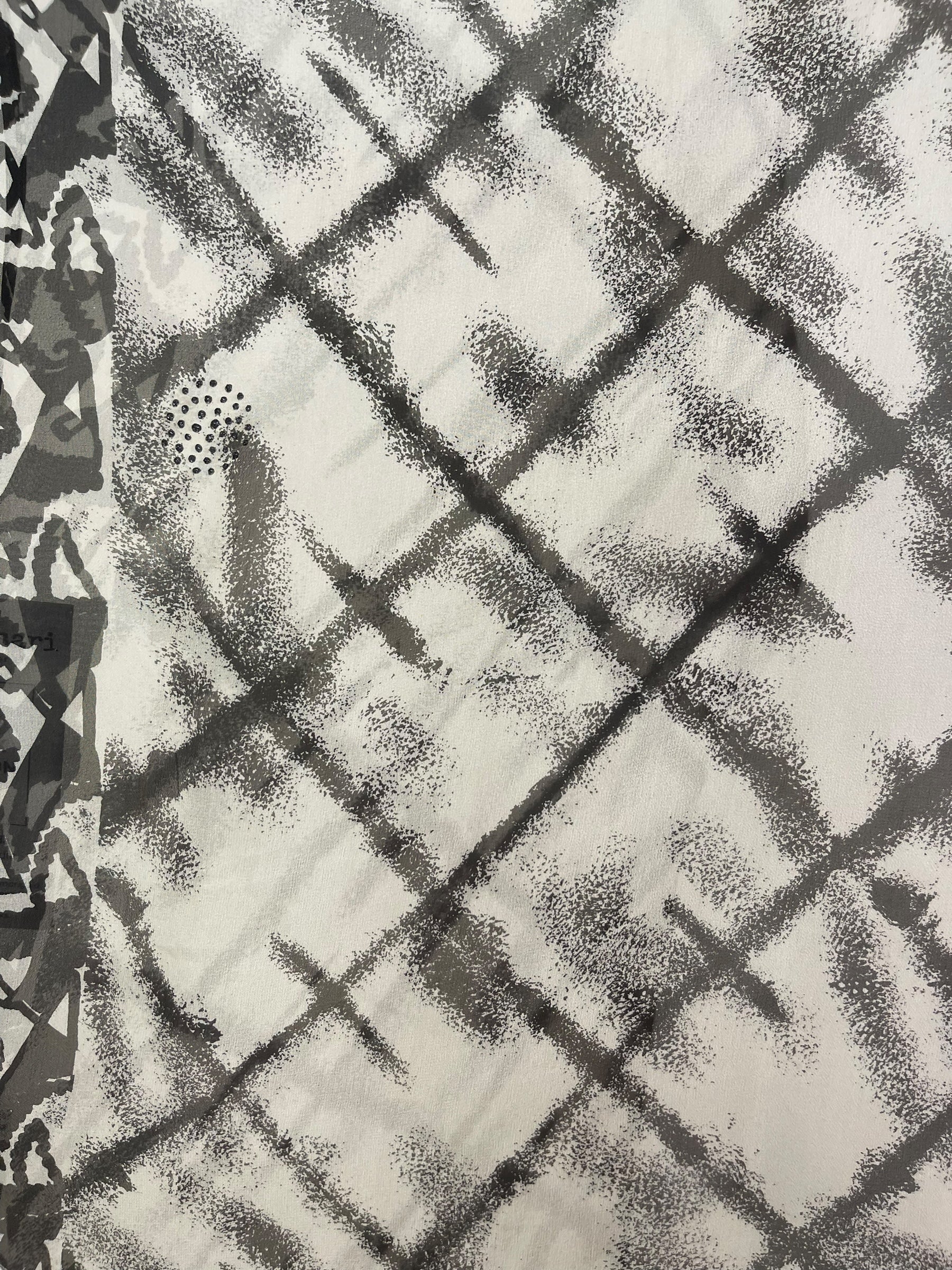 PRG7826 Sheer Avatar Pure Silk Short Kaftan Tunic with Slits