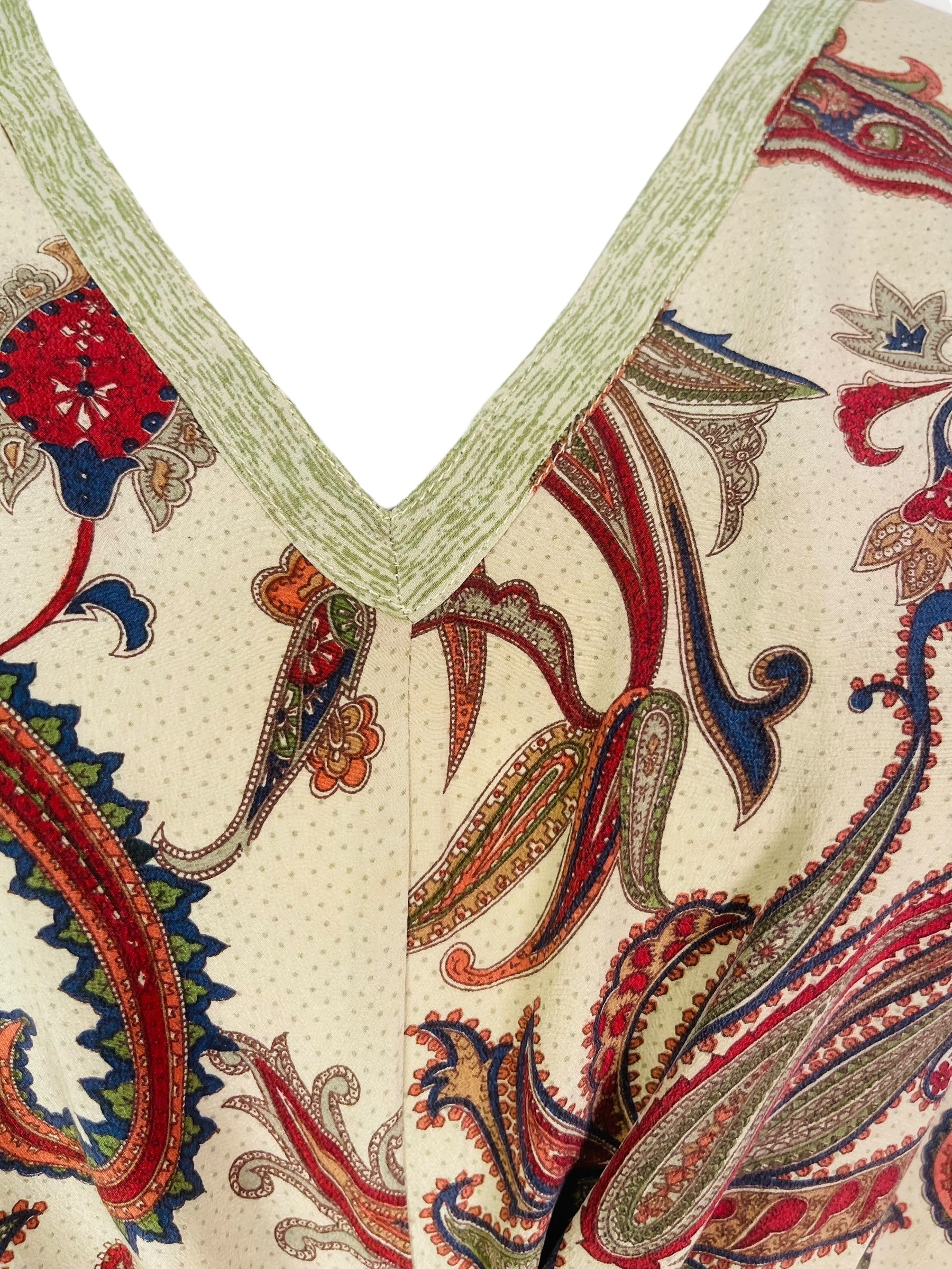 PRC7602 Avatar Pure Silk Maxi Kaftan