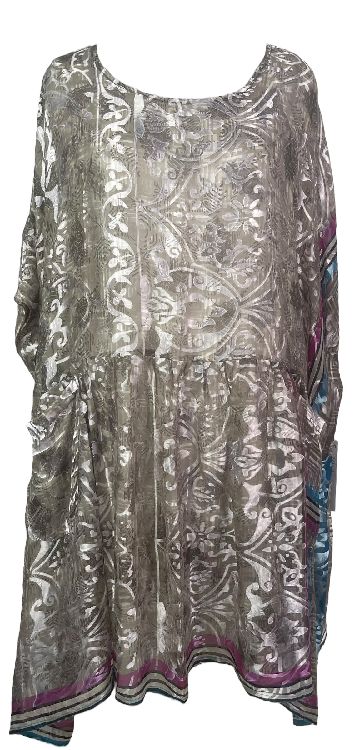 PREVIEW PRG8171 Sheer Avatar Pure Silk Boxy Babydoll Dress