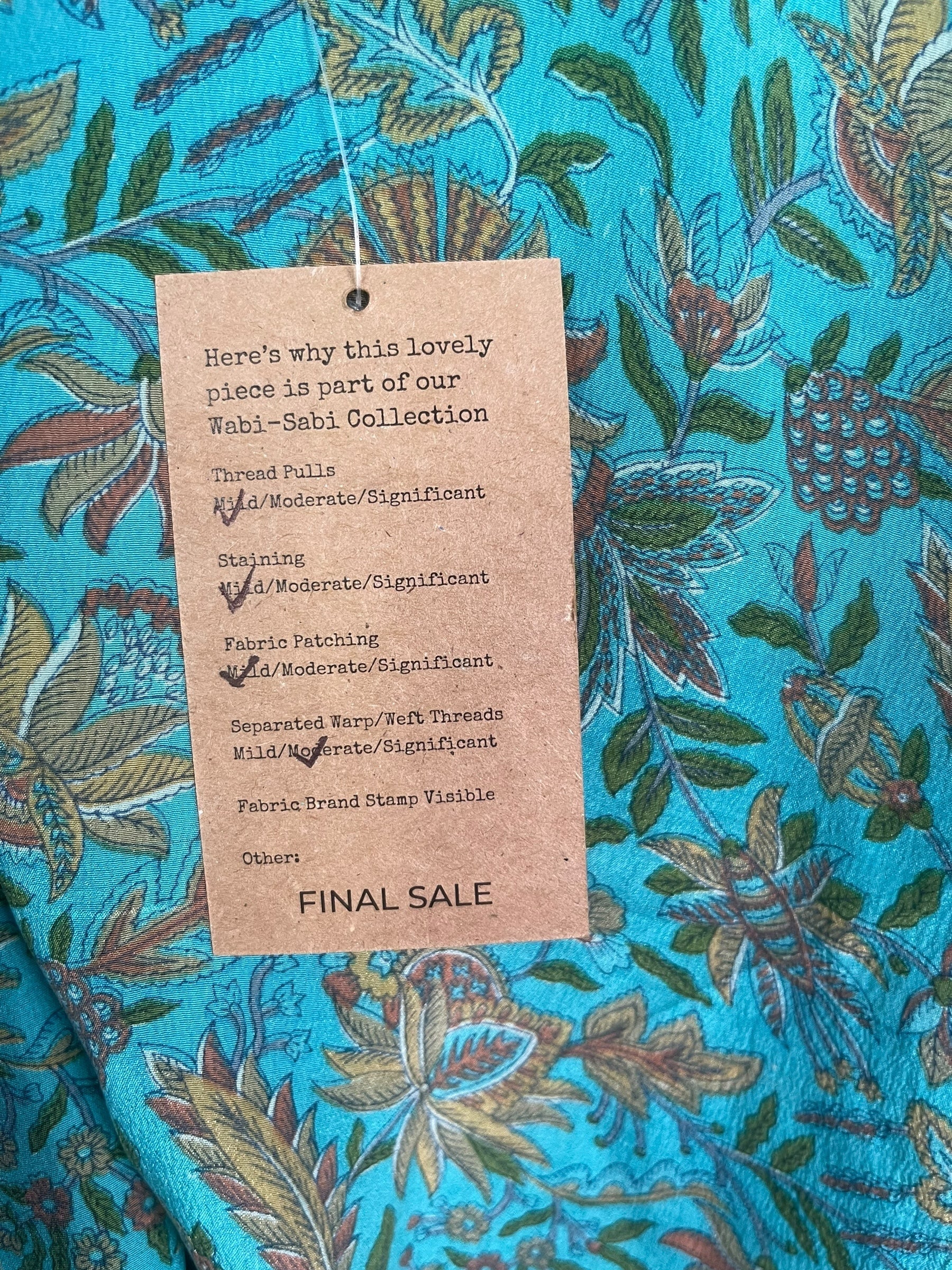 PRC8492 Wabi Sabi Pure Silk Kimono-Sleeved Jacket with Belt