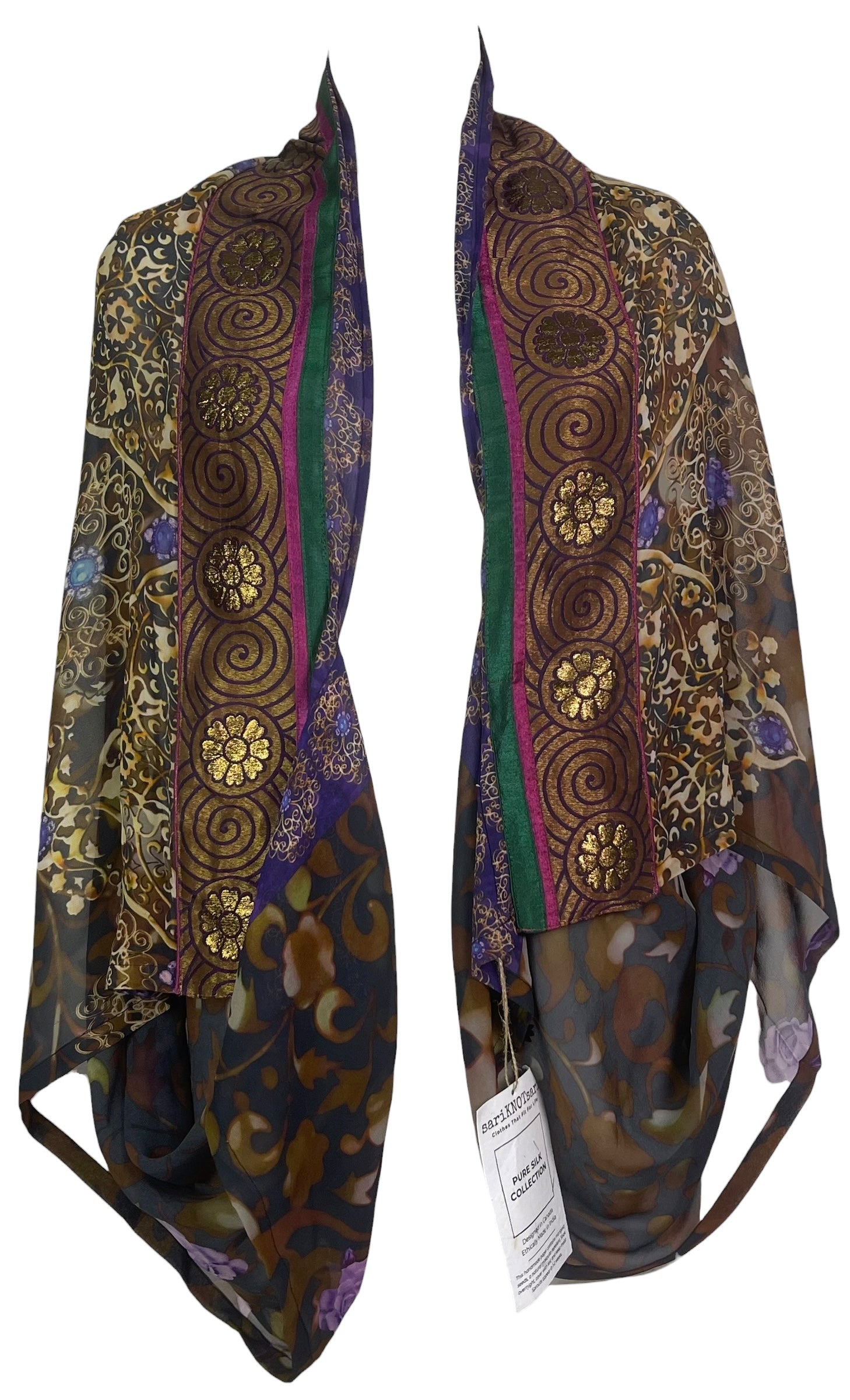 PRG8577 Sheer Avatar Pure Silk Shrug