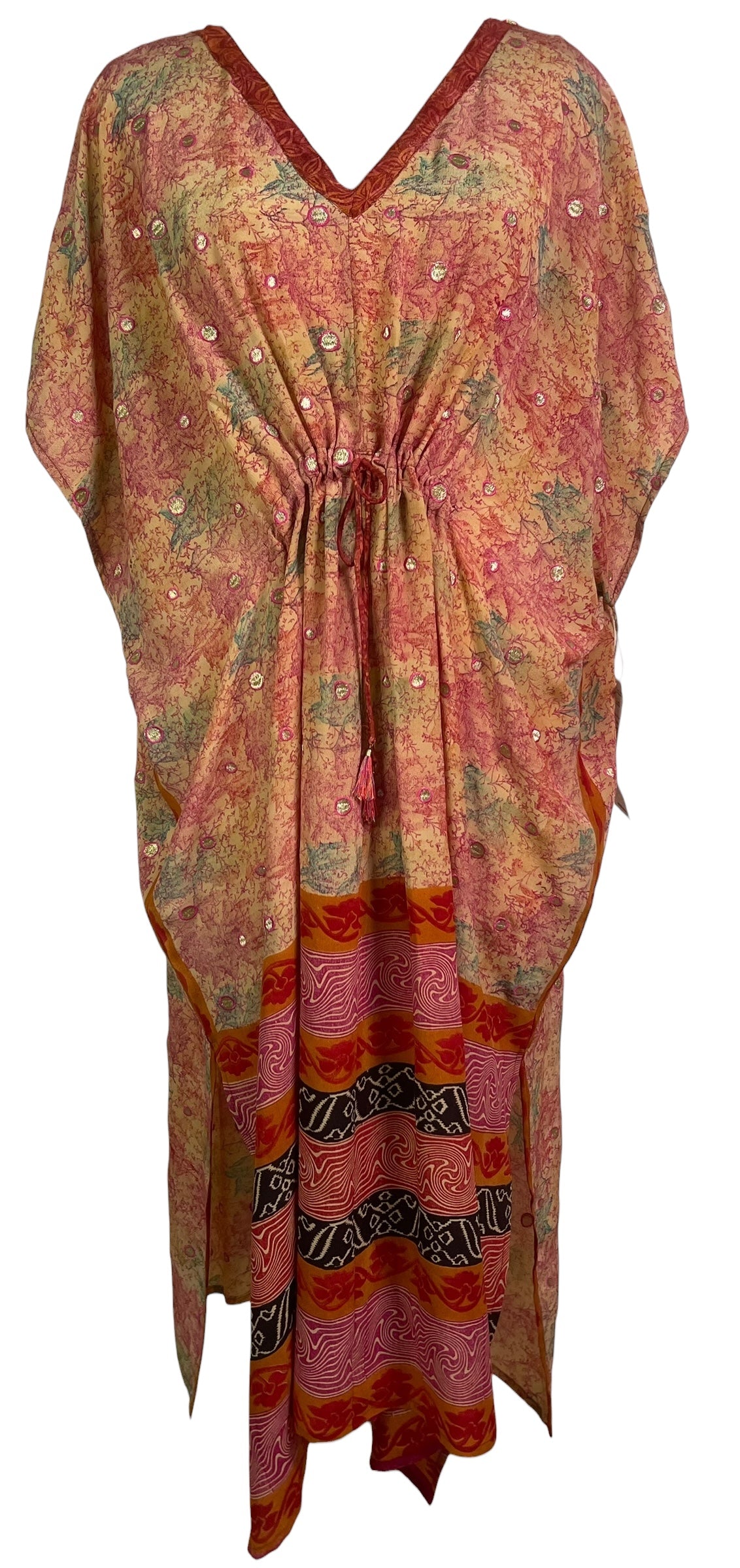 PRC8882 Avatar Pure Silk Maxi Kaftan