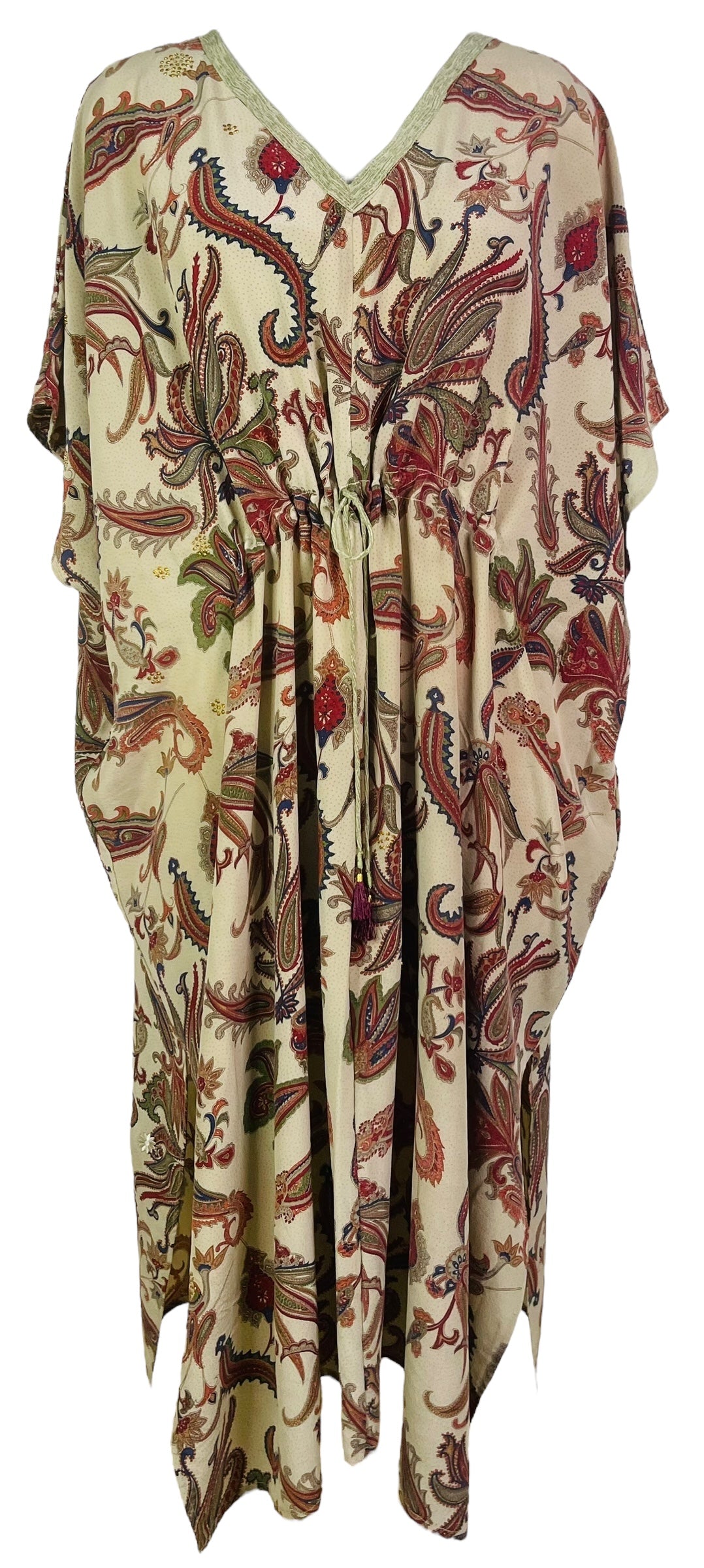 PRC7602 Avatar Pure Silk Maxi Kaftan