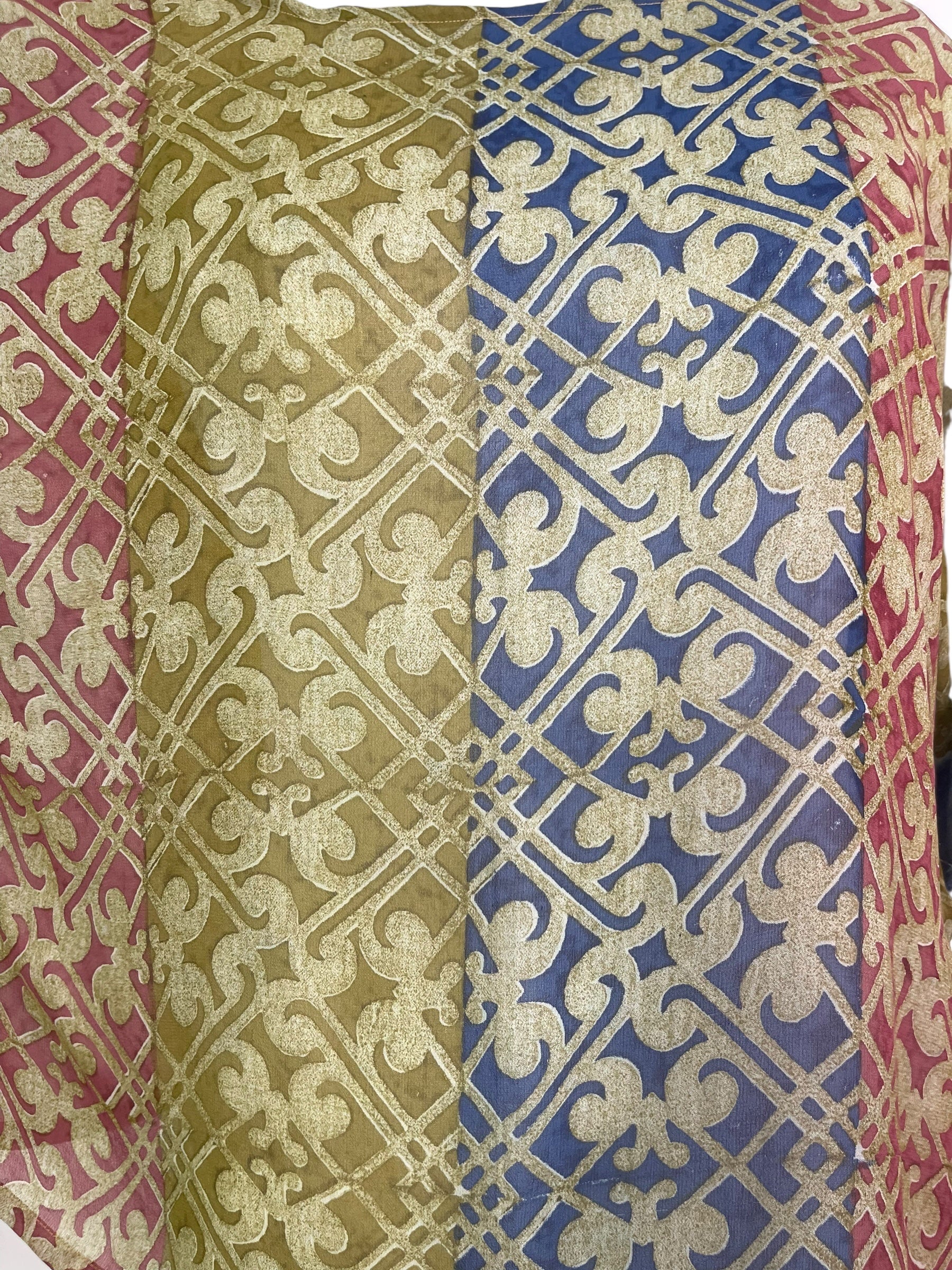 PRG7586 Sheer Wabi Sabi Pure Silk Side Slit Top by DECEMBER2025 – Handmade ethical Side Slit Top from sariKNOTsari using upcycled silk. Designed in Canada for travel and slow fashion, loved from Toronto to LA to Sydney.