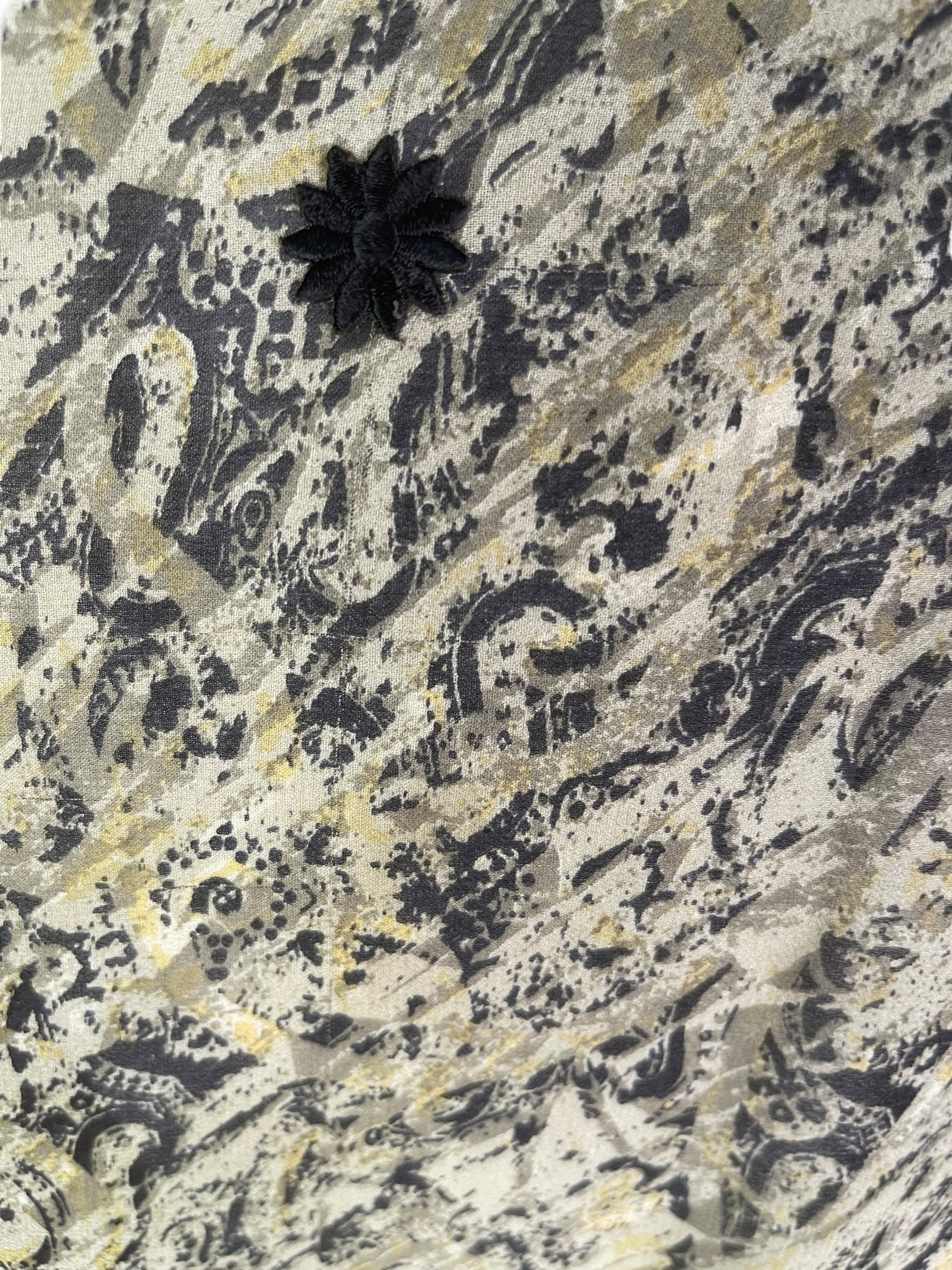 PRG8235 Sheer Avatar Pure Silk Kimono-Sleeved Top