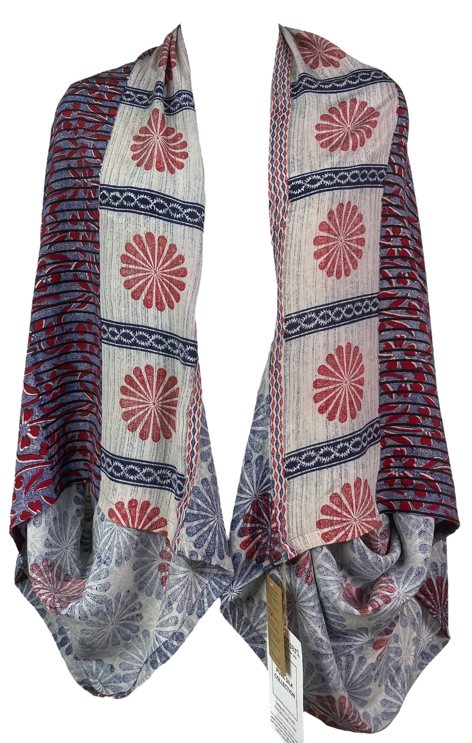 PRC8065 Wabi Sabi Pure Silk Shrug