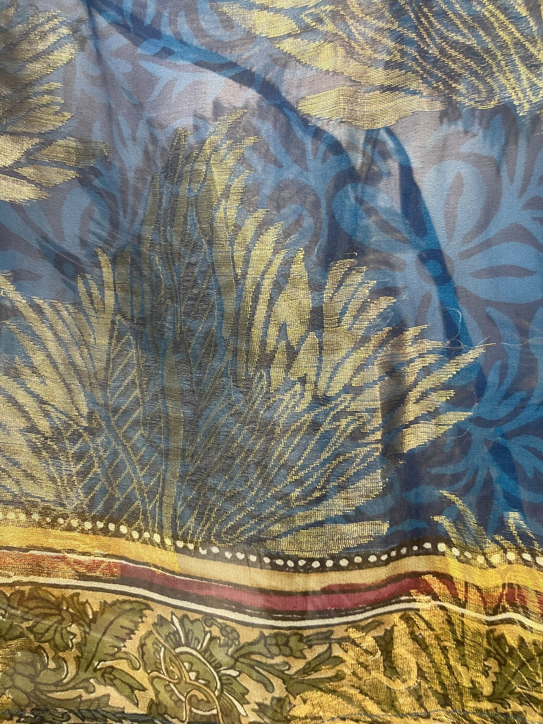 PREVIEW PRG8429 Sheer Avatar Pure Silk Sculptural Long Tunic Dress by FEBRUARY2026 – Handmade ethical Sculptural Dress from sariKNOTsari using upcycled silk. Designed in Canada for travel and slow fashion, loved from Toronto to LA to Sydney.