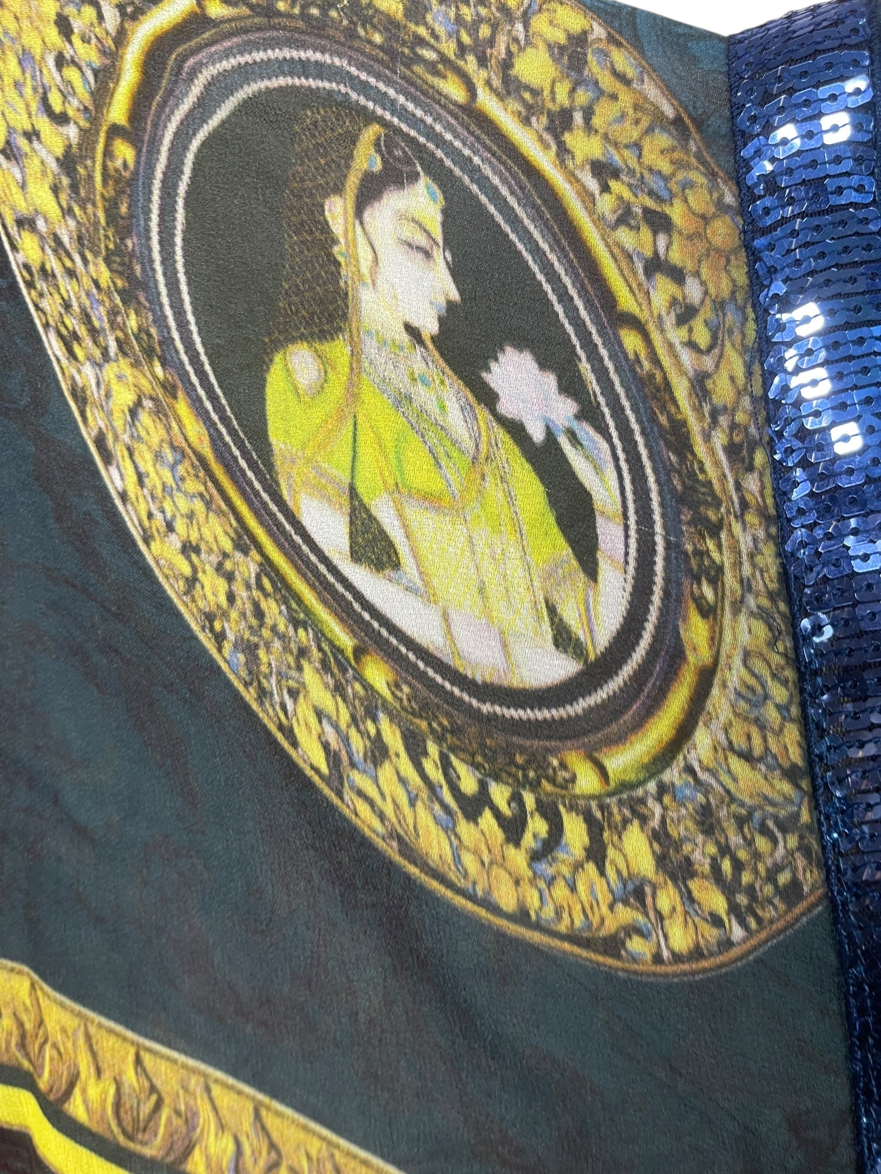 PRG7528 Sheer Avatar Pure Silk Capelet Poncho