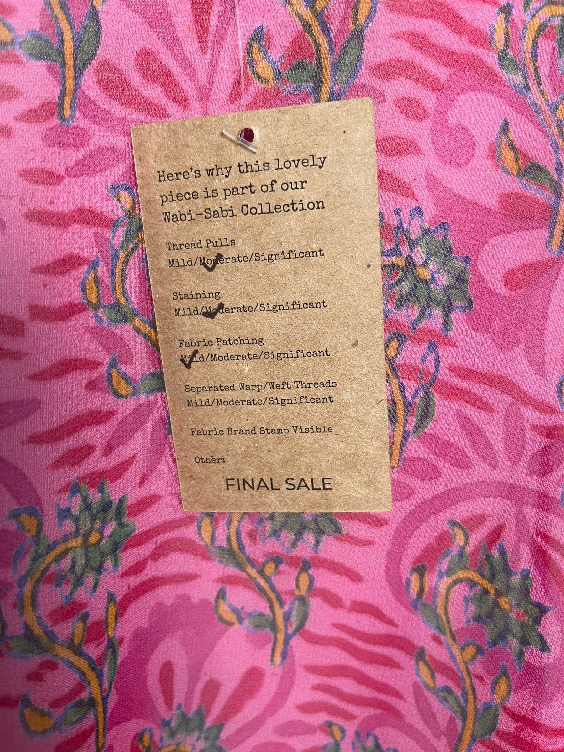 PRG8806 Sheer Wabi Sabi Pure Silk Versatile Vest