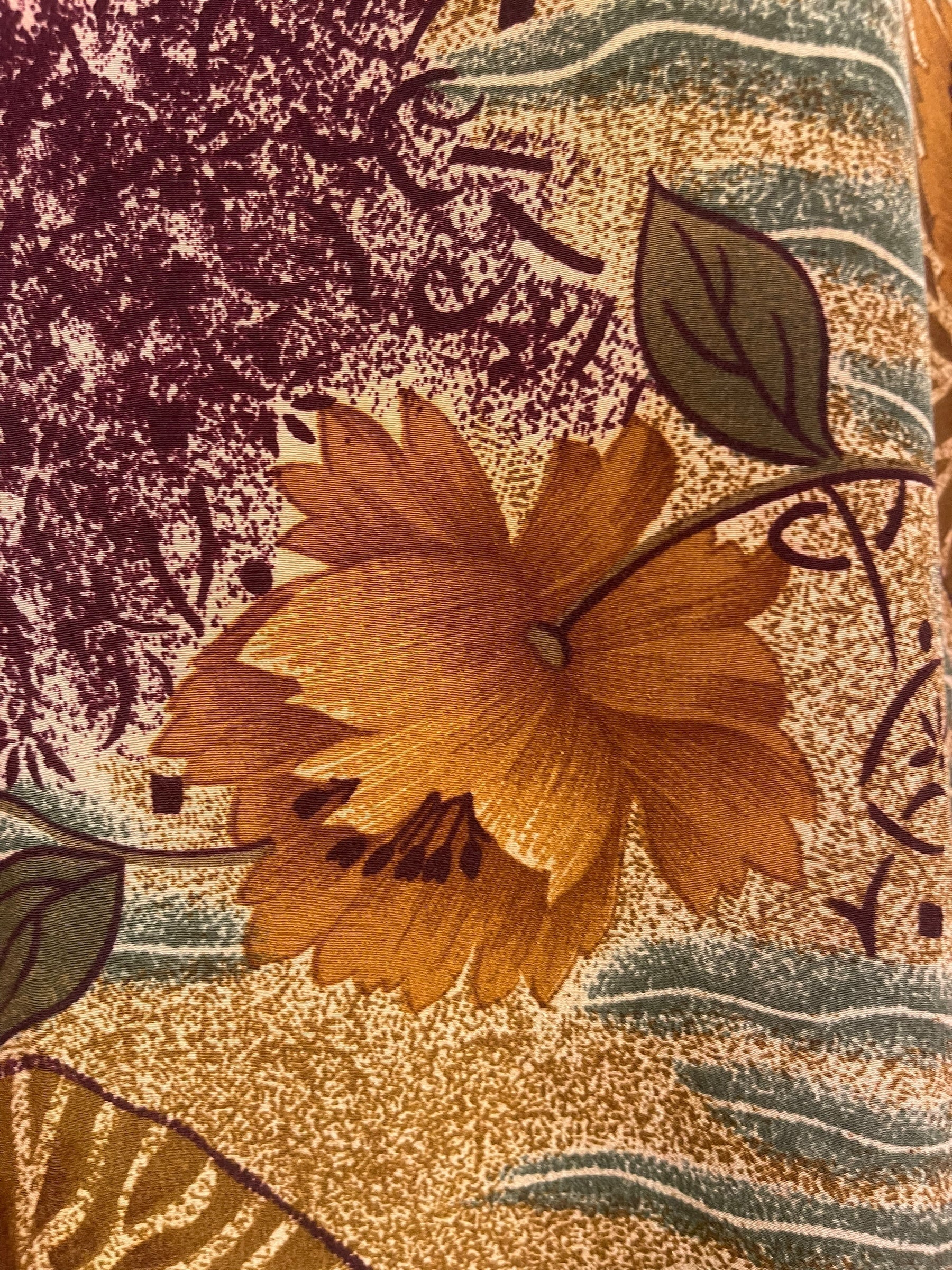 PRC8749 Avatar Pure Silk Midi Length Kaftan