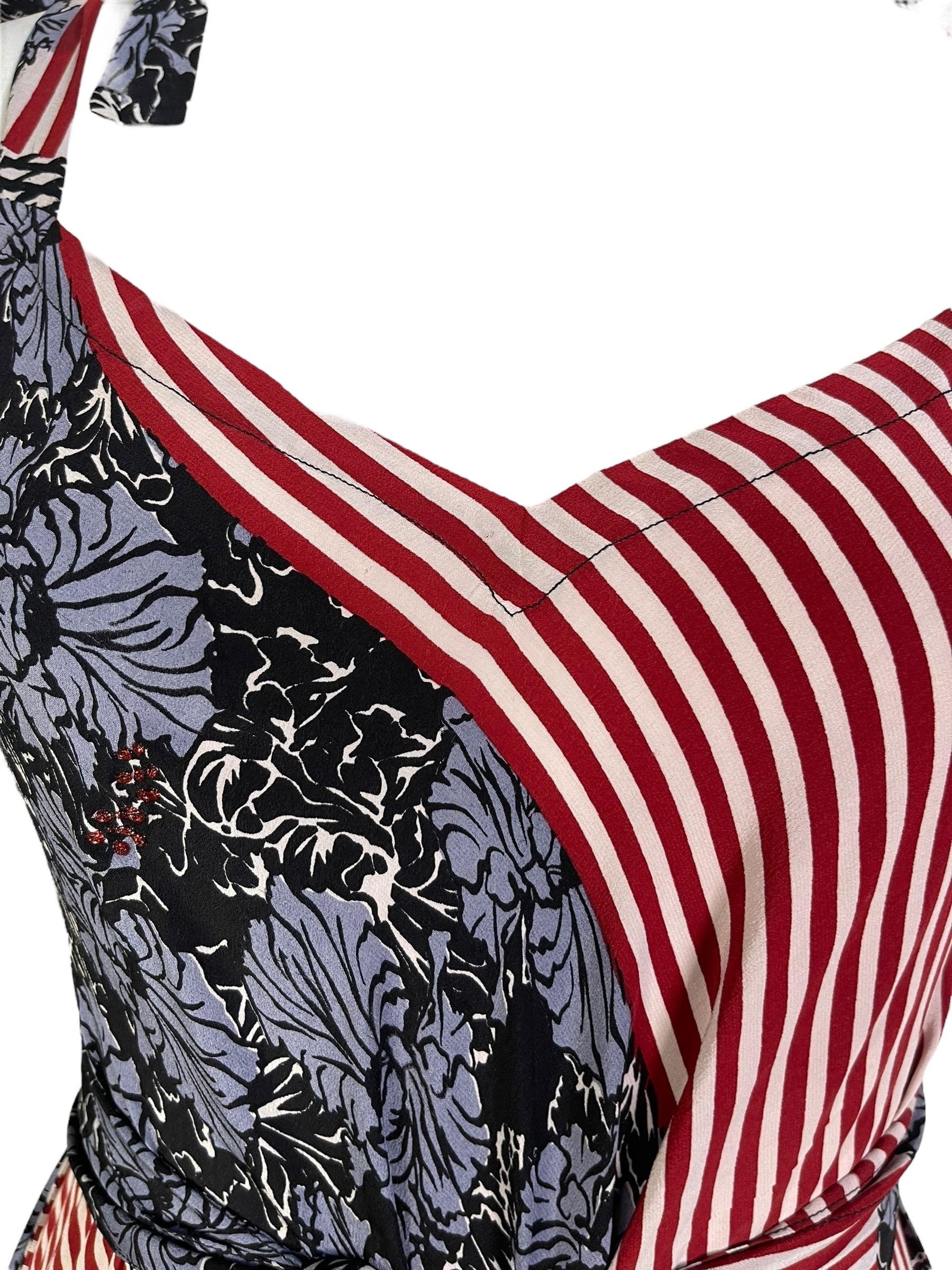 PRC7255 Avatar Pure Silk Maxi Dress with Belt