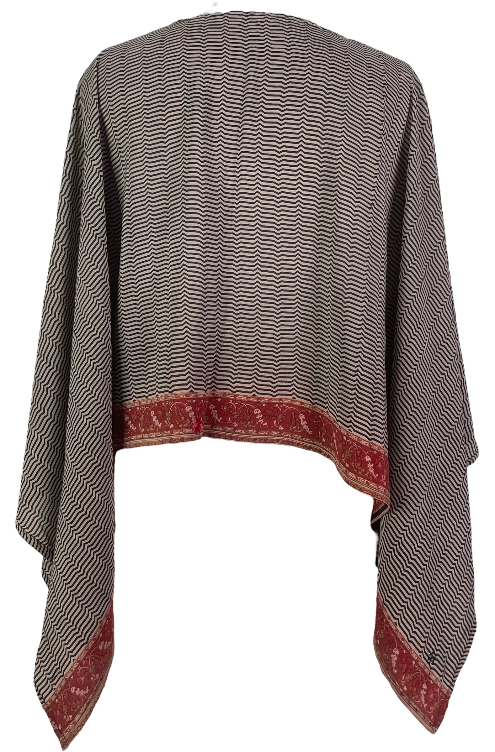 PRC7620 Avatar Pure Silk Capelet Poncho