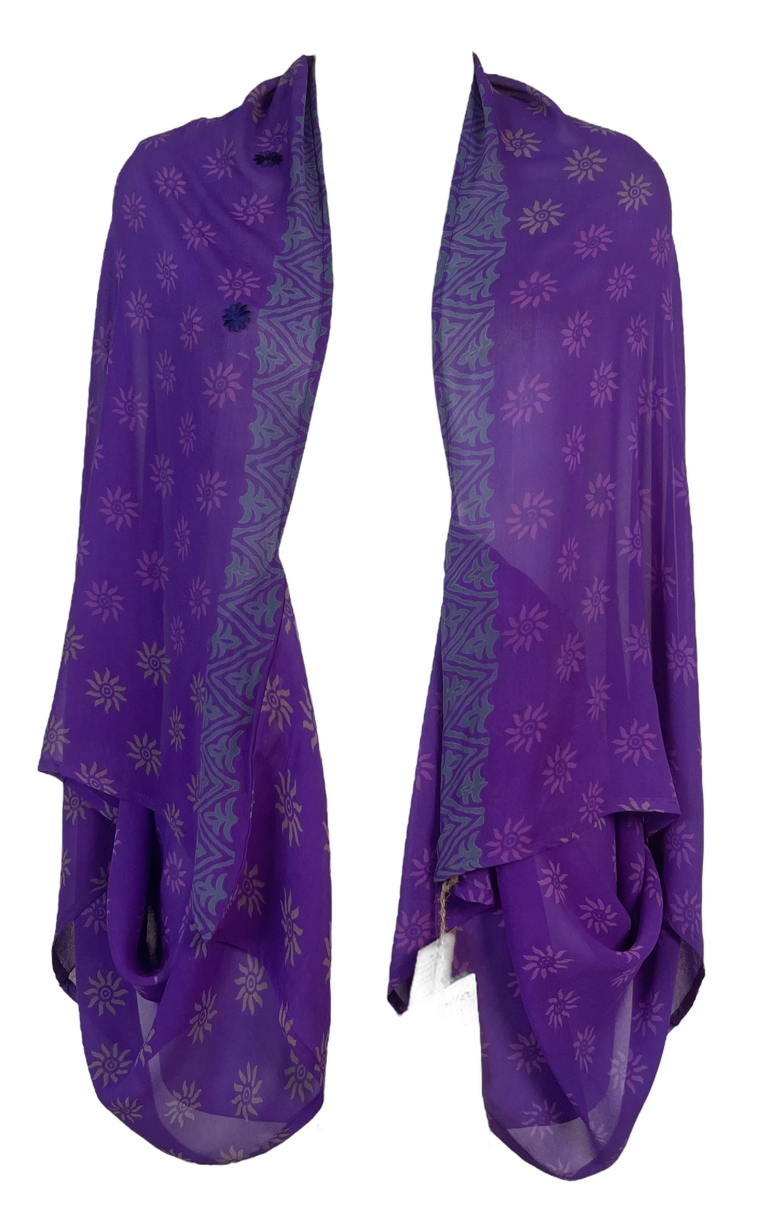 PRG7355 Sheer Wabi Sabi Pure Silk Shrug