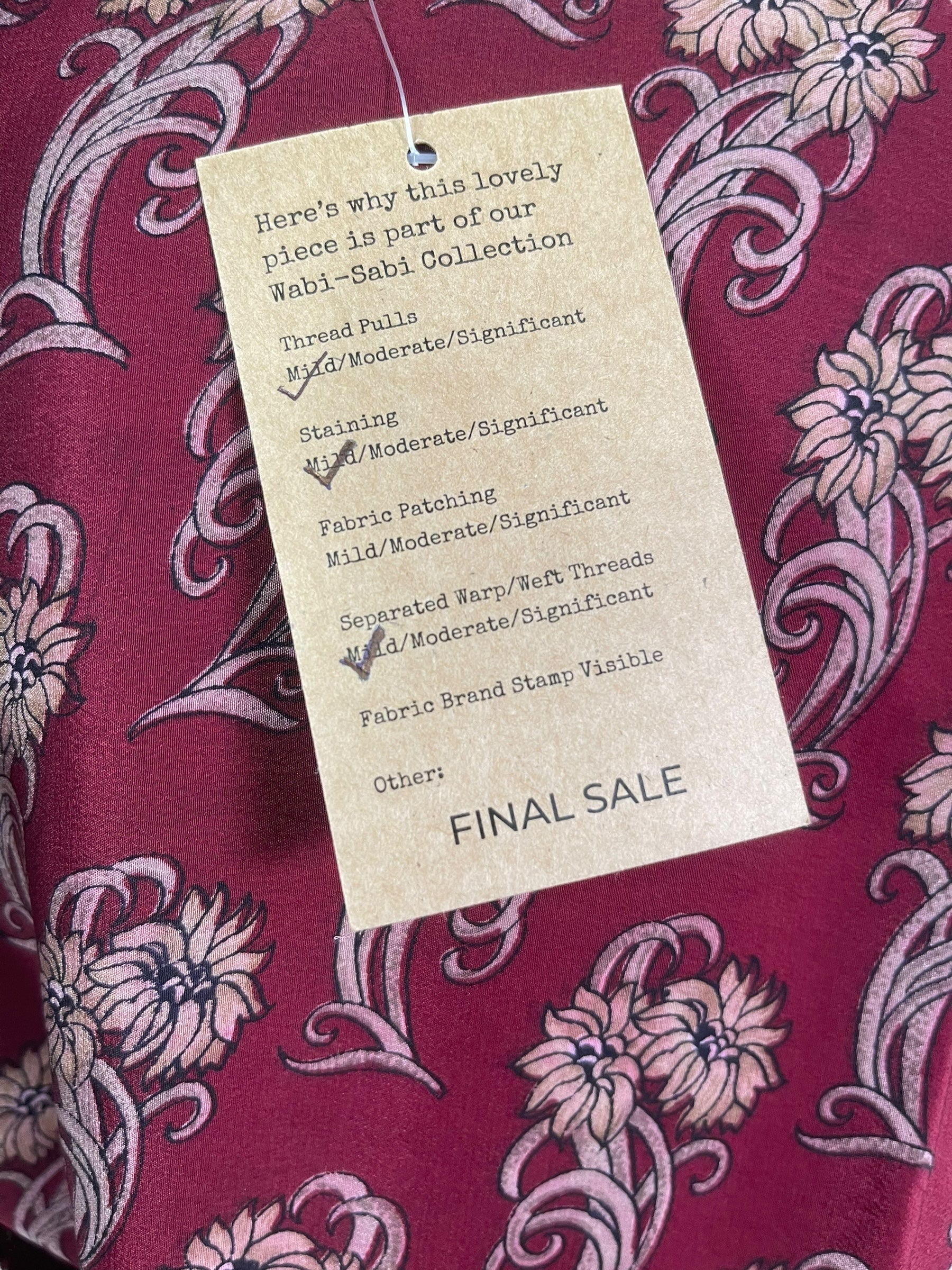 PRC7463 Wabi Sabi Pure Silk Boxy Babydoll Dress