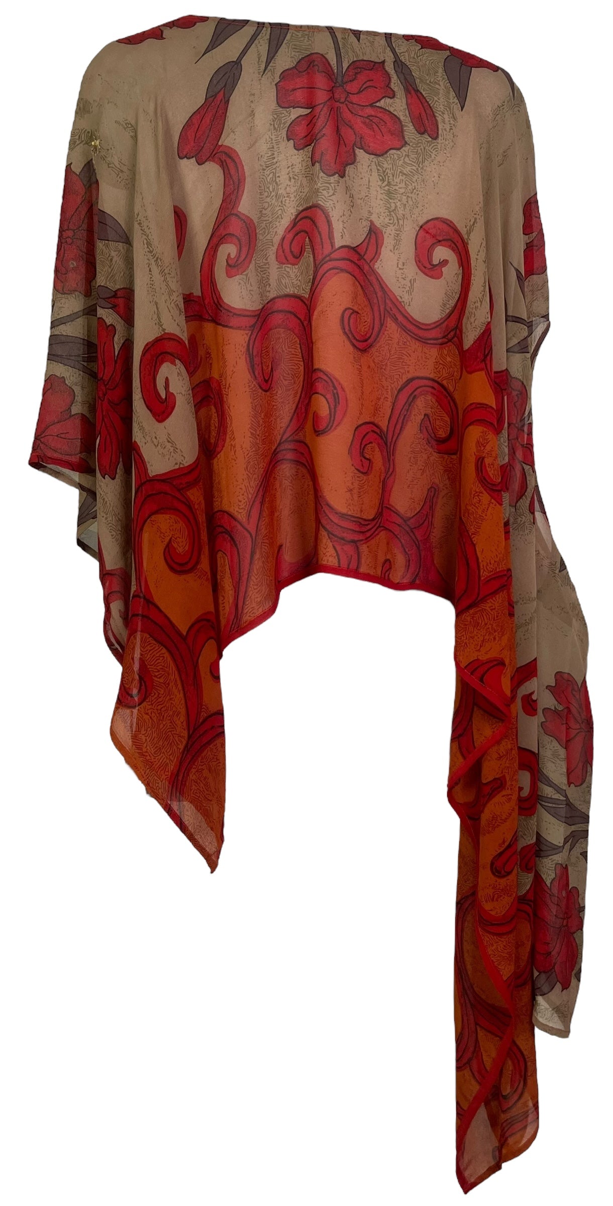 PRG8162 Sheer Wabi Sabi Pure Silk Versatile Vest