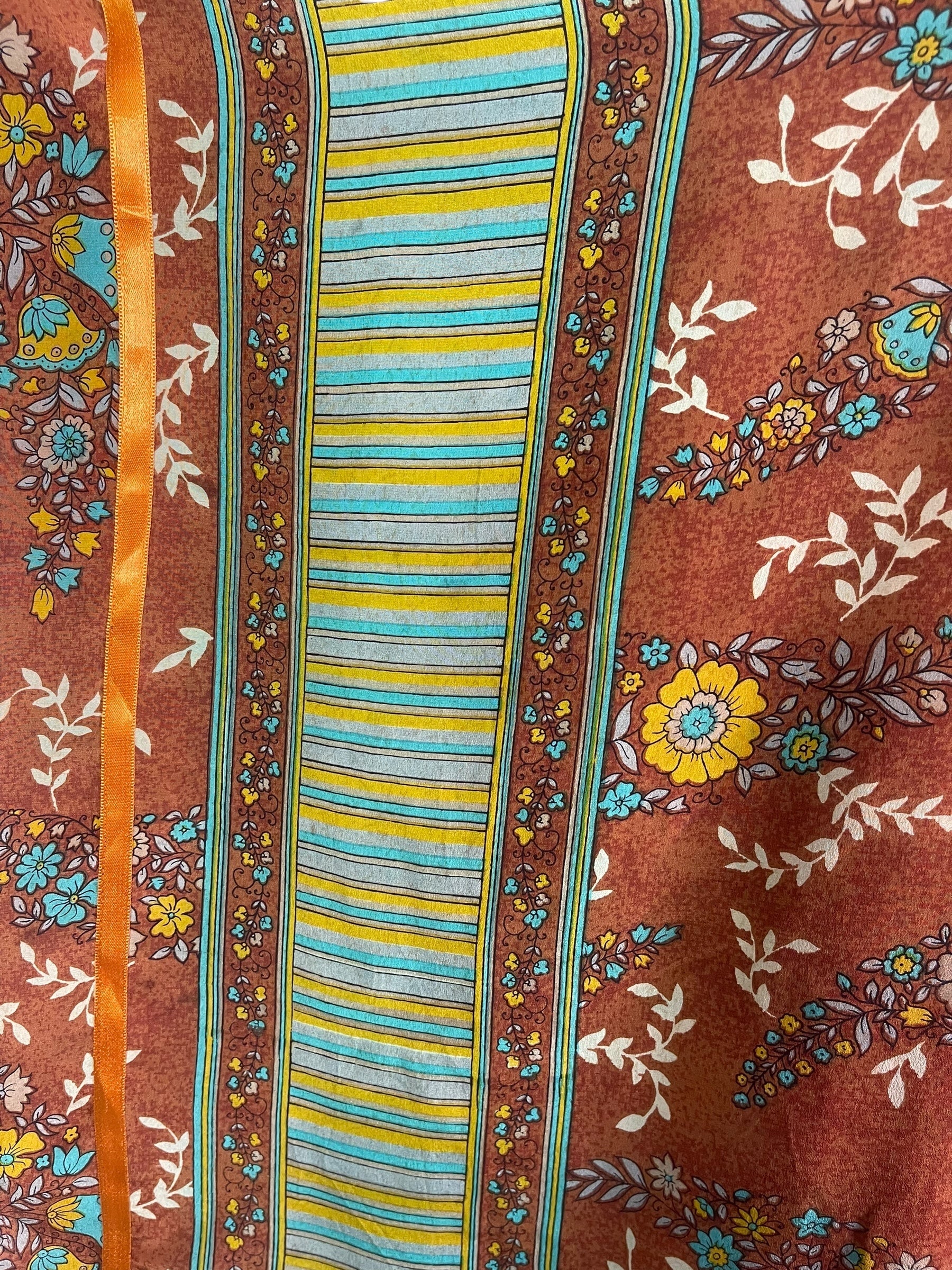 PRC8460 Wabi Sabi Pure Silk Short Kaftan Tunic With Slits