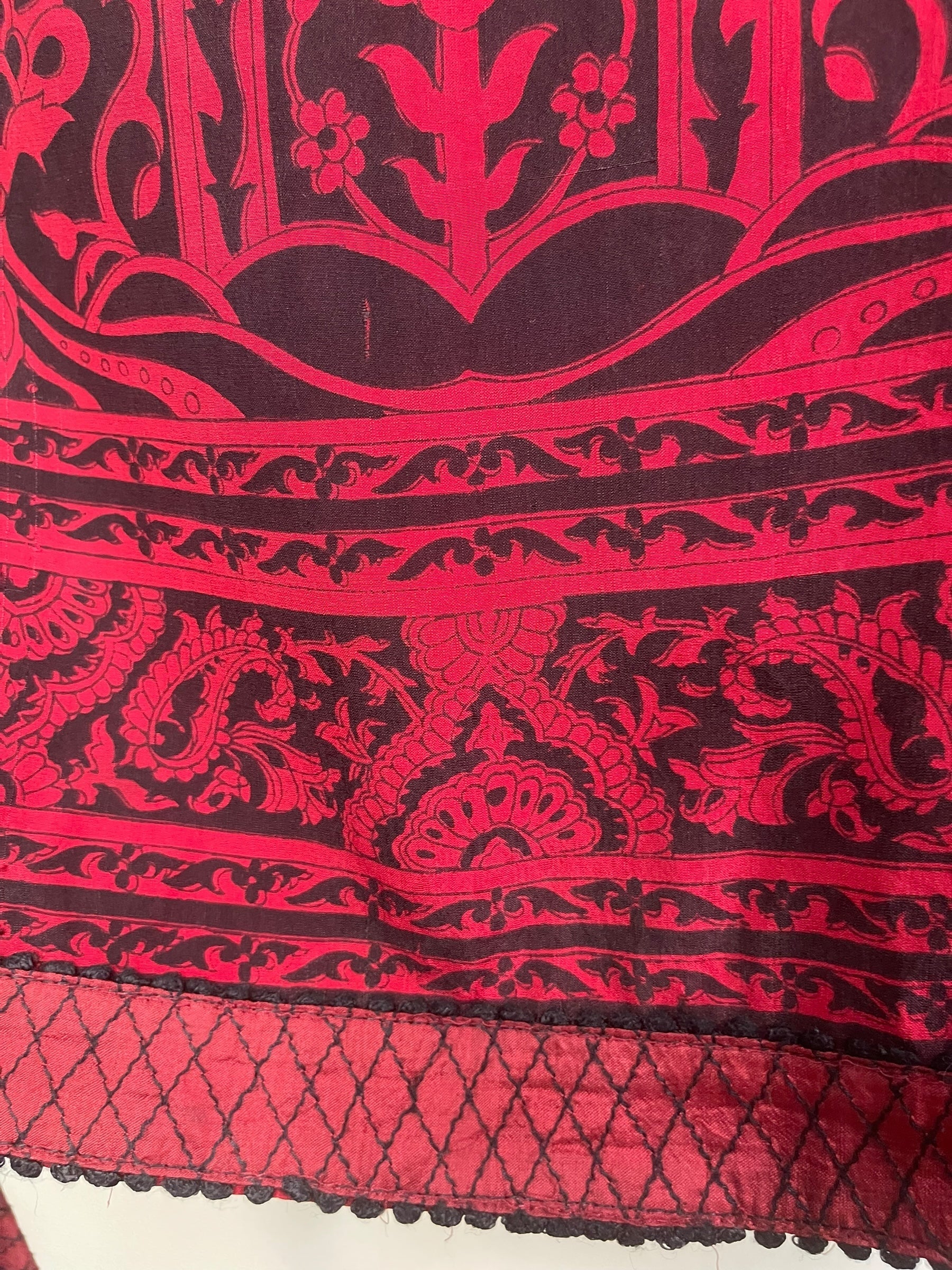 PRC8466 Avatar Pure Silk Long Tunic with Side Ties