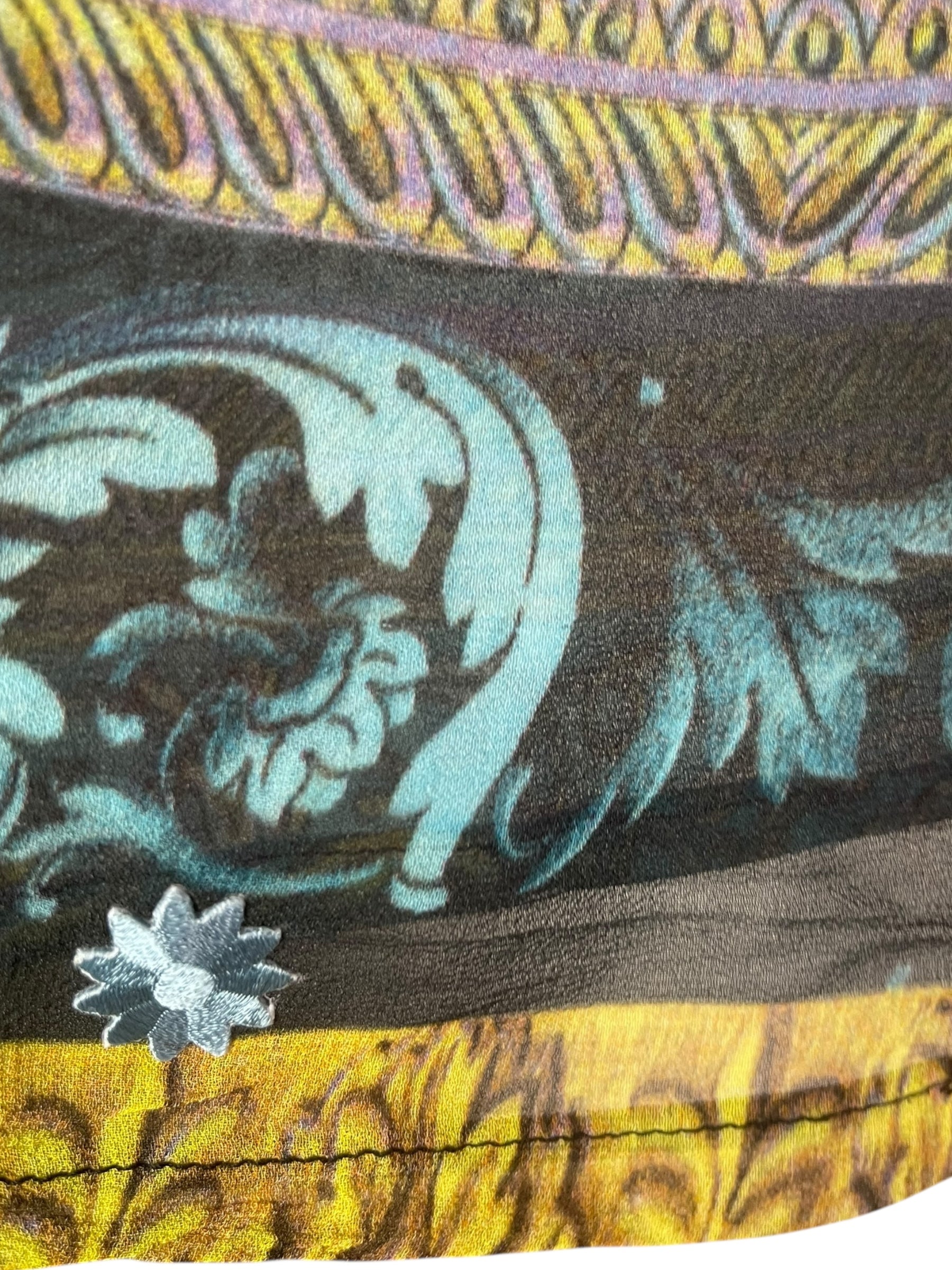 PRG7528 Sheer Avatar Pure Silk Capelet Poncho