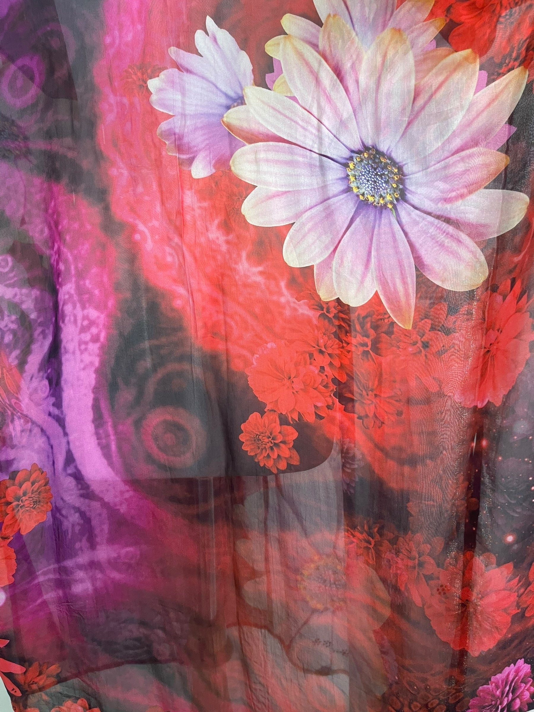 PRG8863 Sheer Wabi Sabi Pure Silk Maxi Kaftan