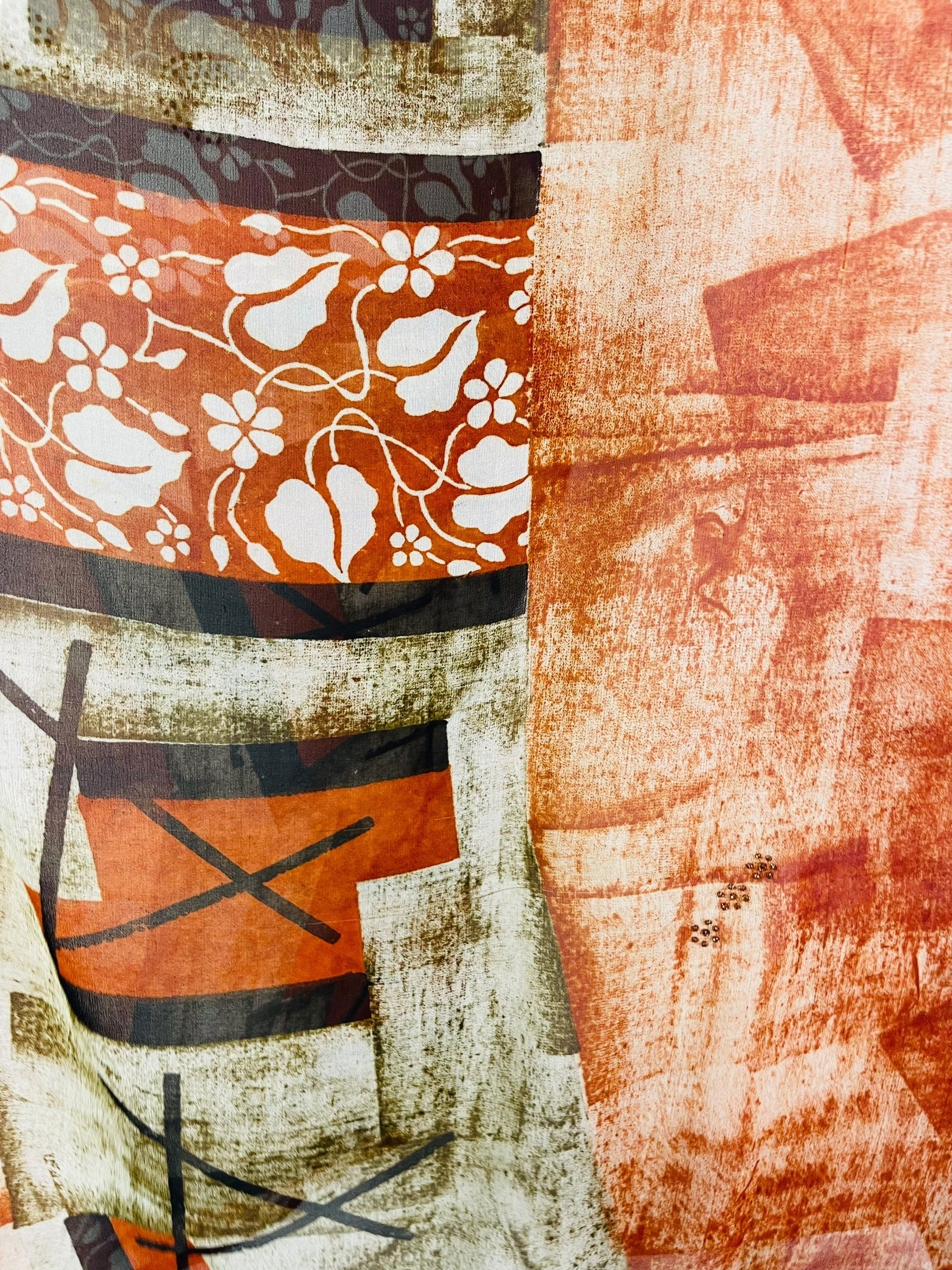 PRG7483 Sheer Avatar Pure Silk Short Kaftan Tunic without Slits