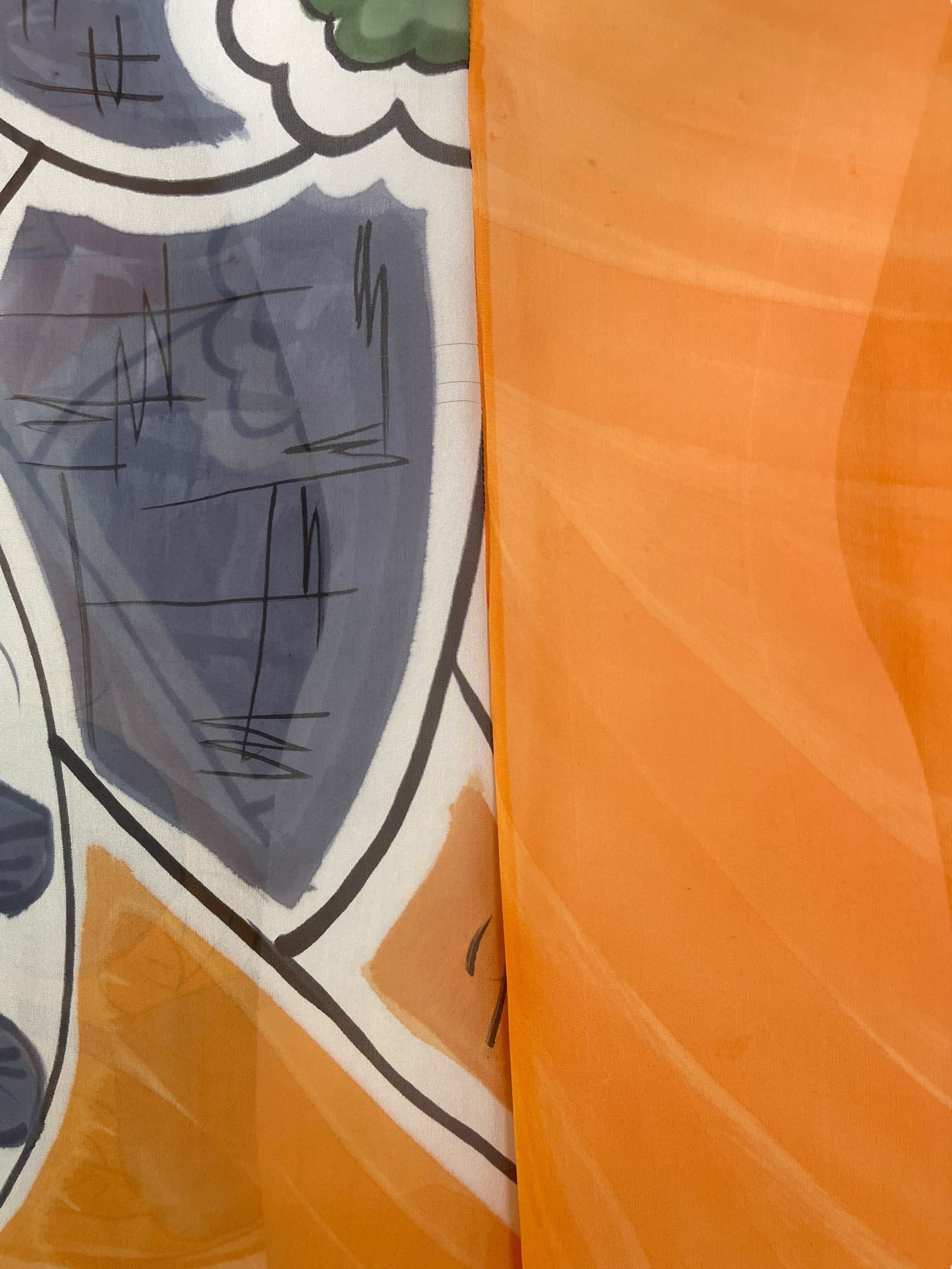 PRG7563 Sheer Avatar Pure Silk Cardigan