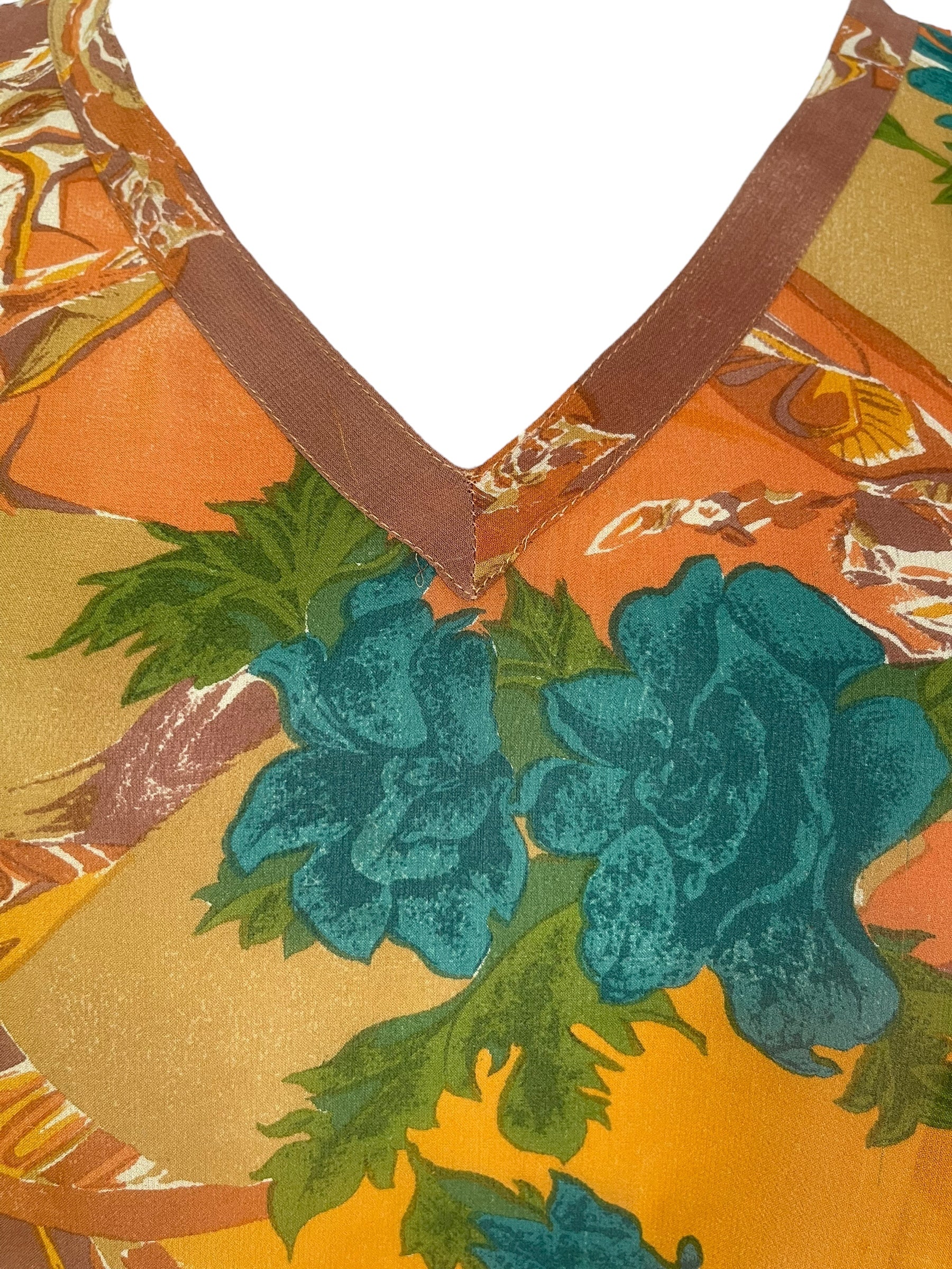 PRG7870 Sheer Avatar Pure Silk Long Tunic with Side Ties