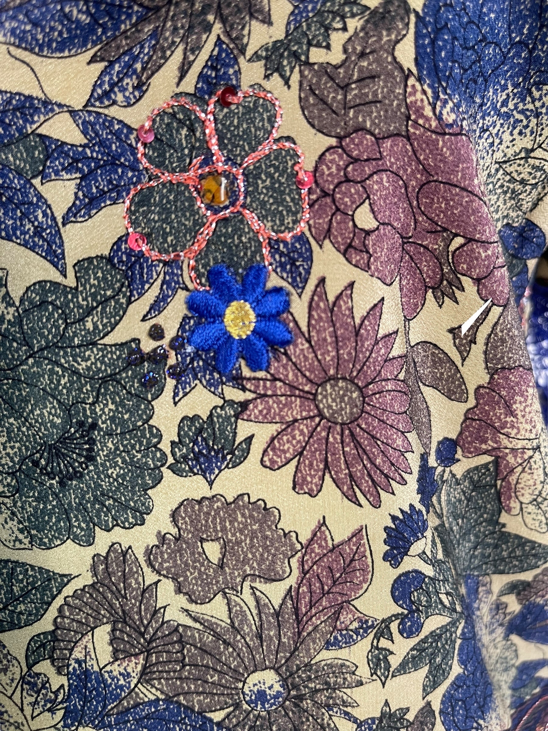 PRG5612 Sheer Wabi Sabi Pure Silk Boxy Top