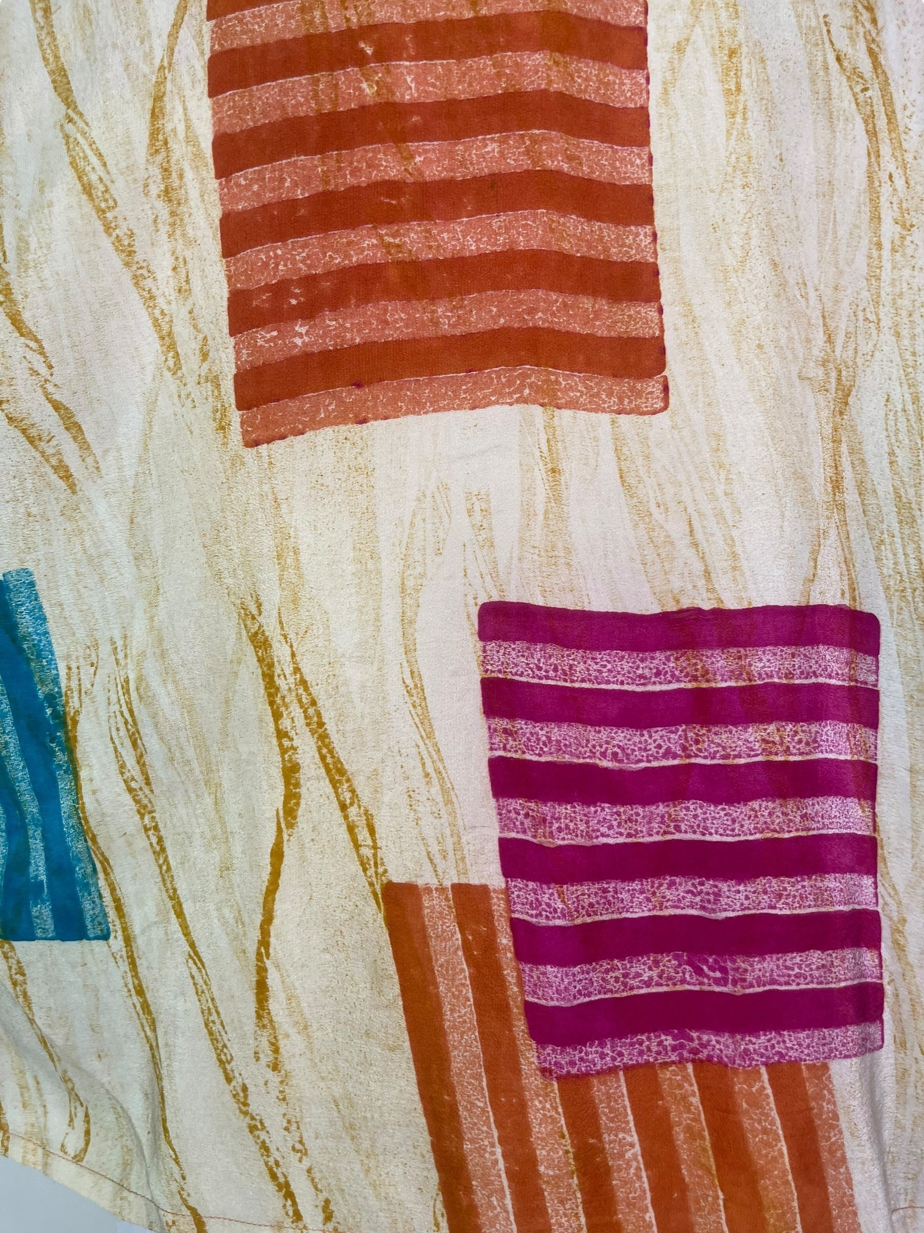 PRC4955 Wabi Sabi Pure Silk Boxy Top