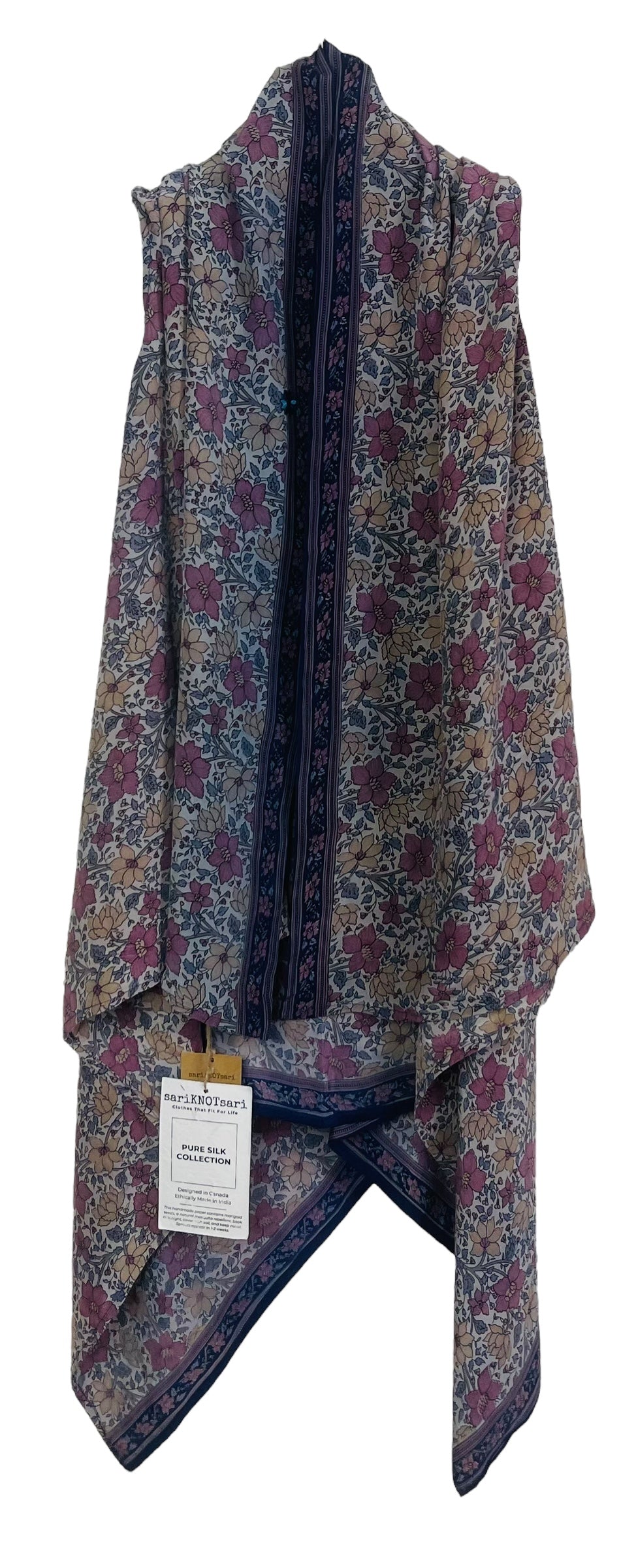 PRC7455 Wabi Sabi Pure Silk Versatile Vest