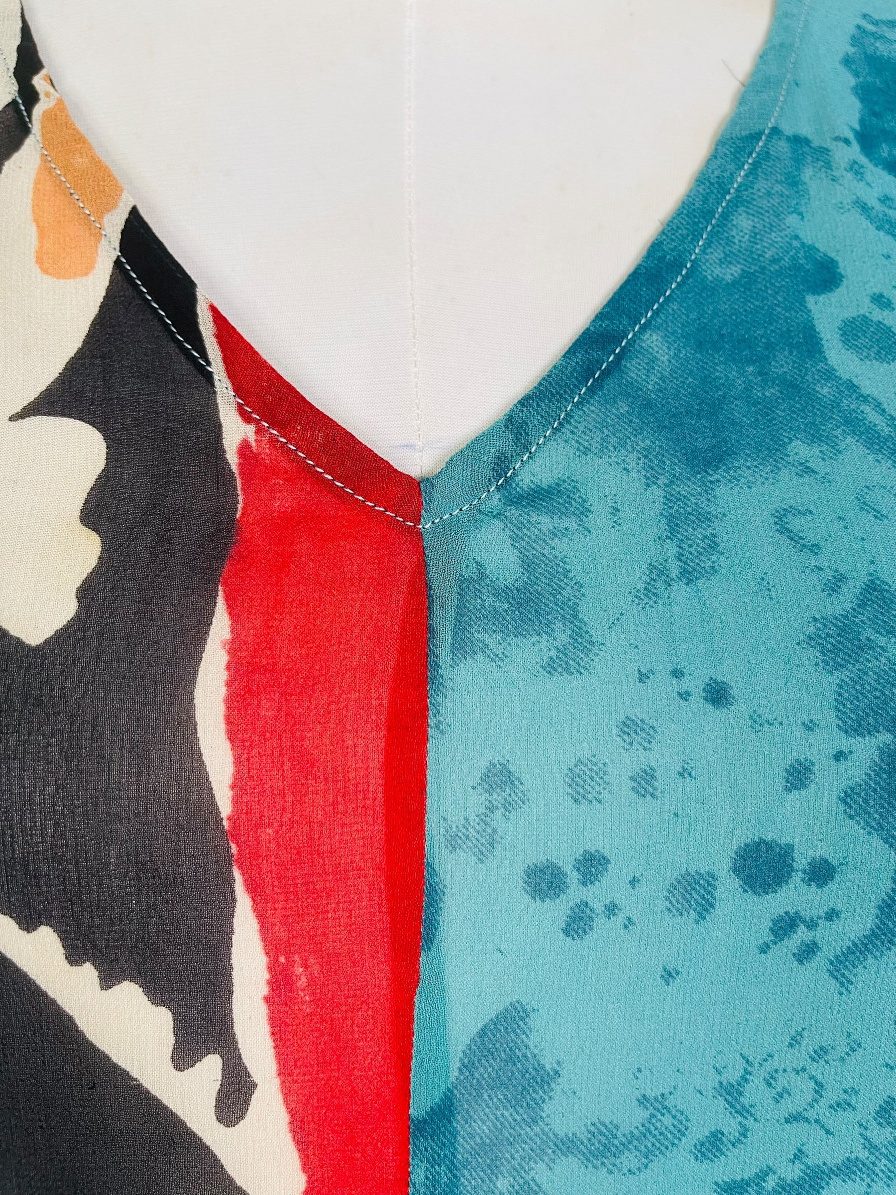 PRG7569 Sheer Wabi Sabi Pure Silk Waterfall Top