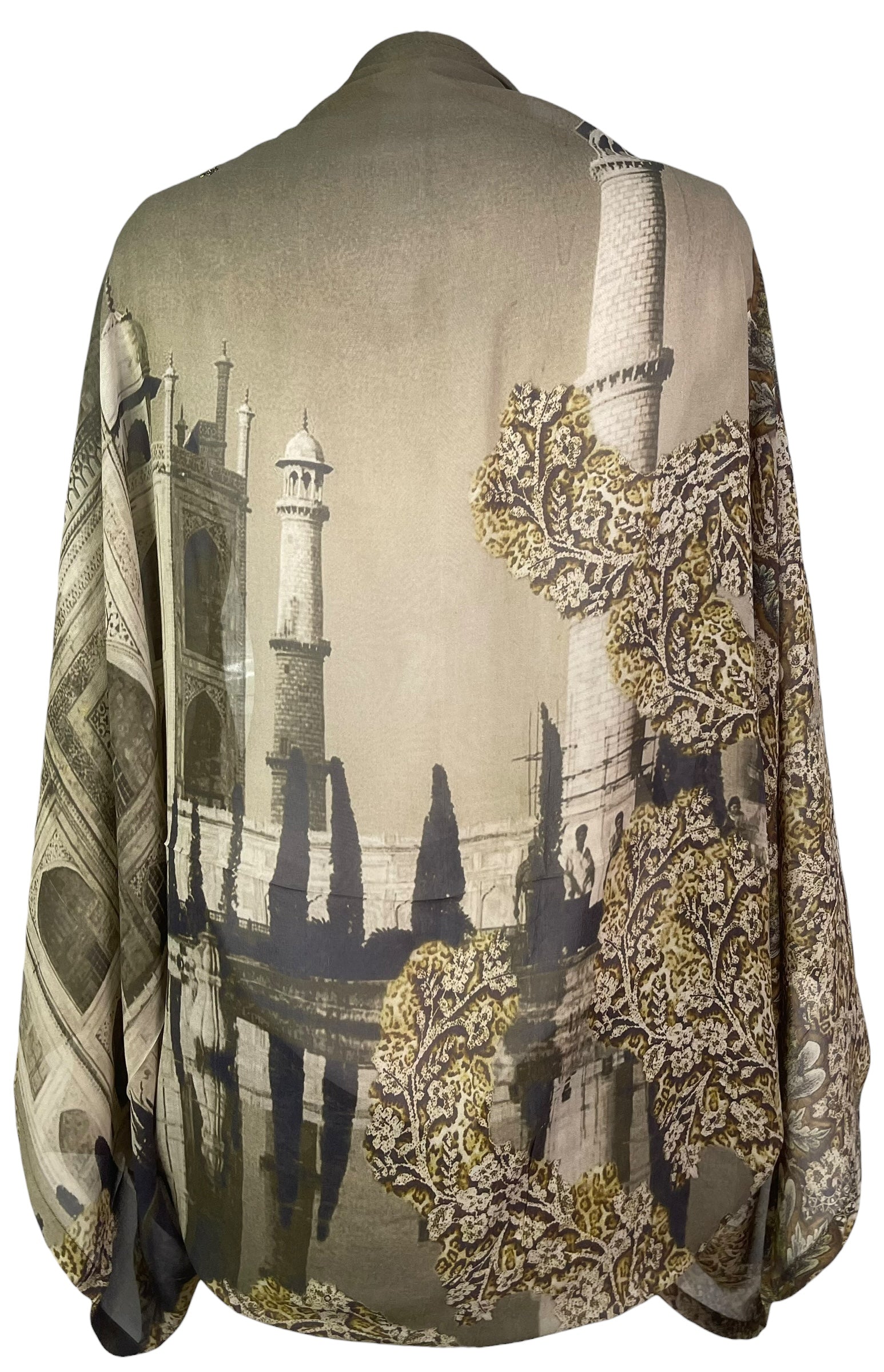 PRG8030 Sheer Wabi Sabi Pure Silk Shrug