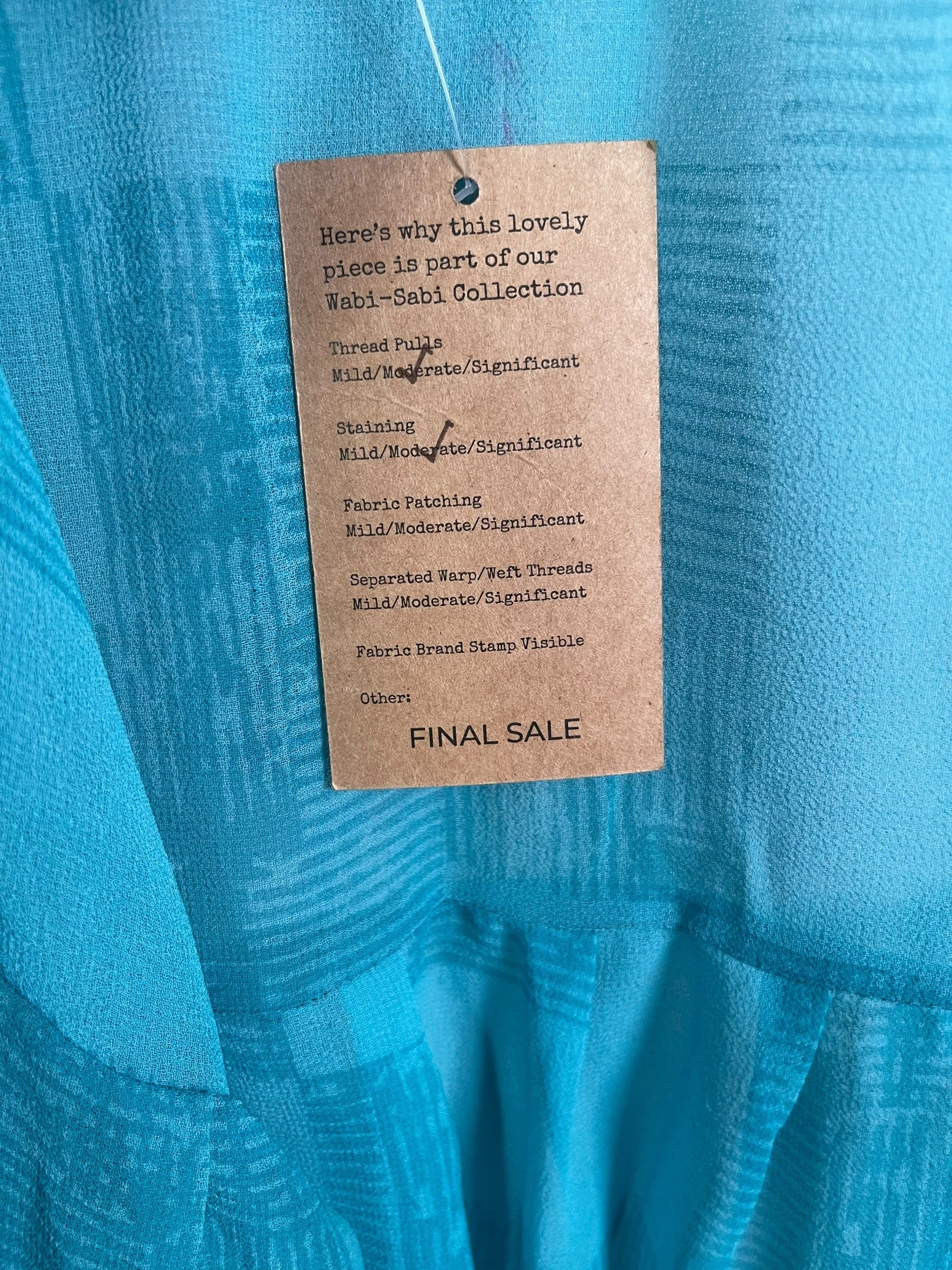 PRG8161 Sheer Wabi Sabi Pure Silk Boxy Babydoll Dress
