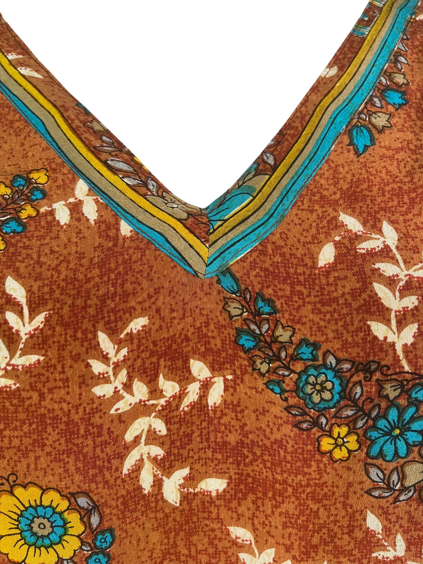 PREVIEW PRC8739 Avatar Pure Silk Long Tunic with Side Ties by MARCH2026 – Handmade ethical Side Tie Tunic from sariKNOTsari using upcycled silk. Designed in Canada for travel and slow fashion, loved from Toronto to LA to Sydney.