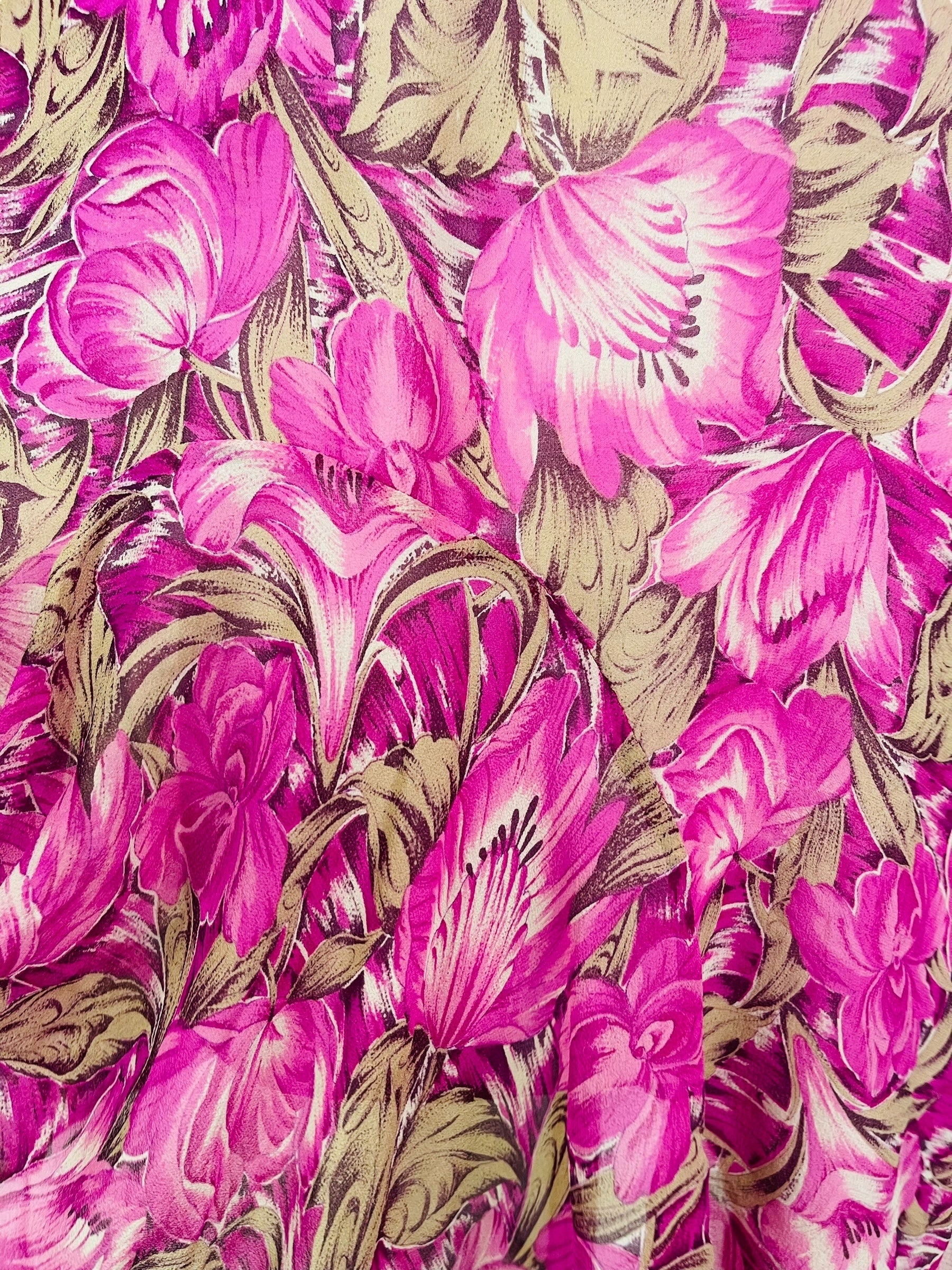 PRG6803 Sheer Avatar Pure Silk Self Pocket Tunic Dress