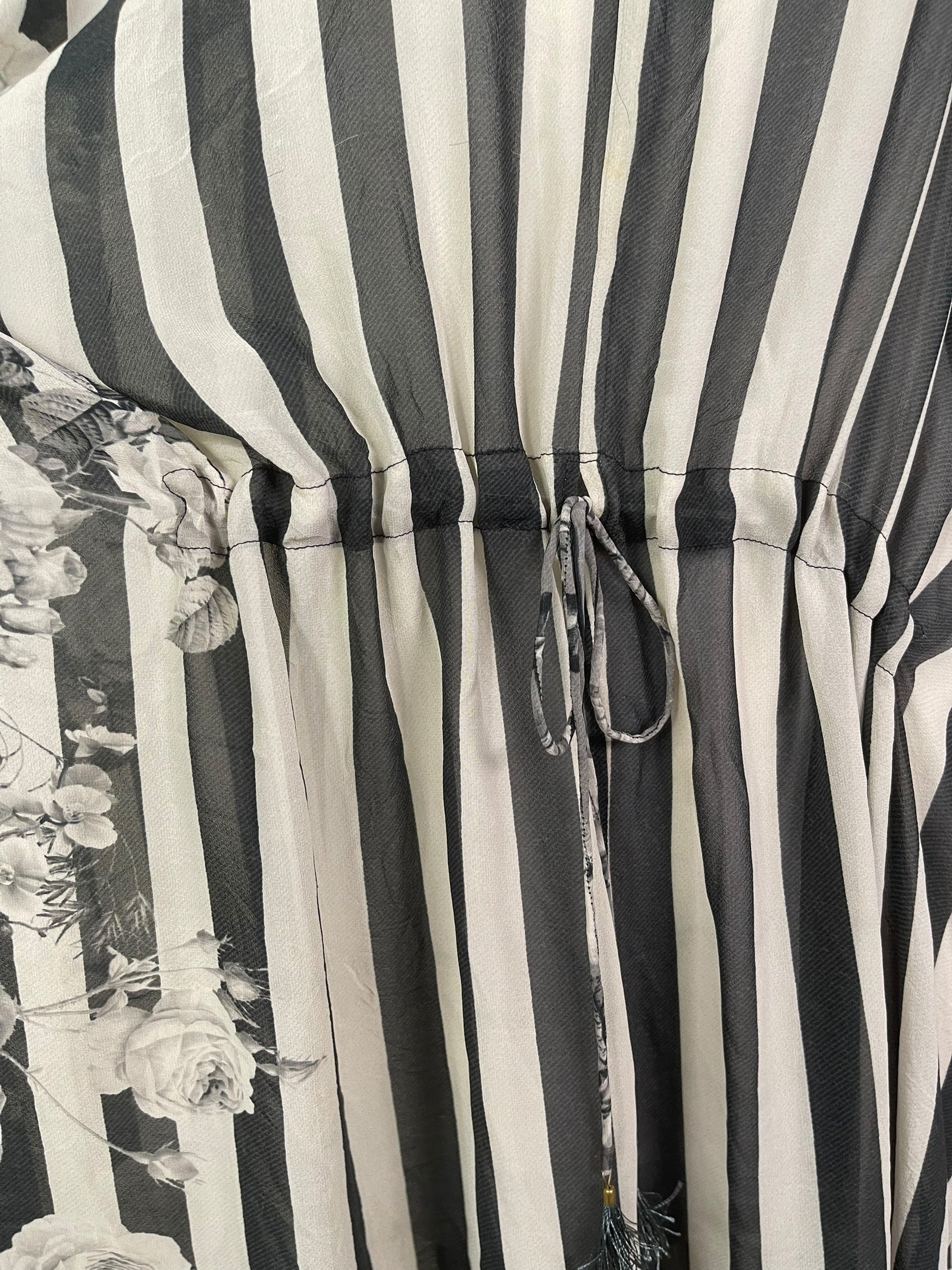 PRG7610 Sheer Wabi Sabi Pure Silk Maxi Kaftan