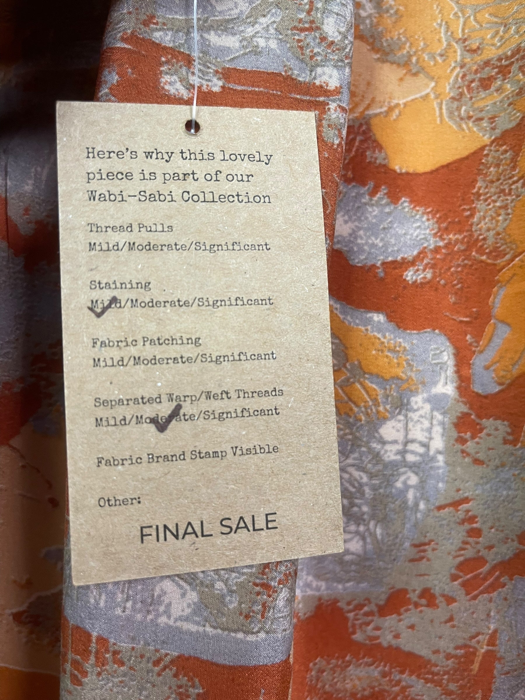 PRC8463 Wabi Sabi Pure Silk Self Pocket Tunic Dress