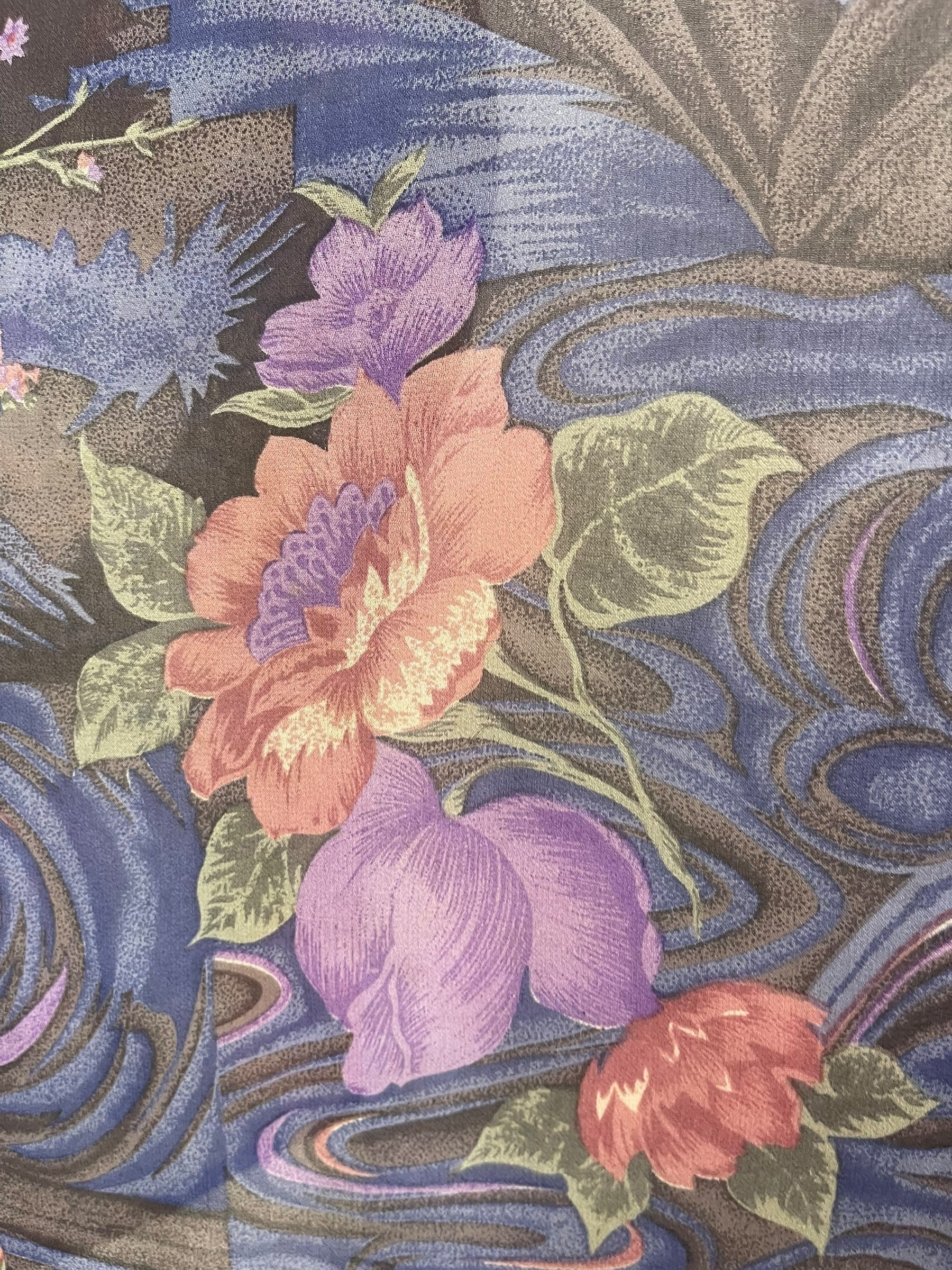 PREVIEW PRG8434 Sheer Wabi Sabi Pure Silk Long Tunic with Side Ties