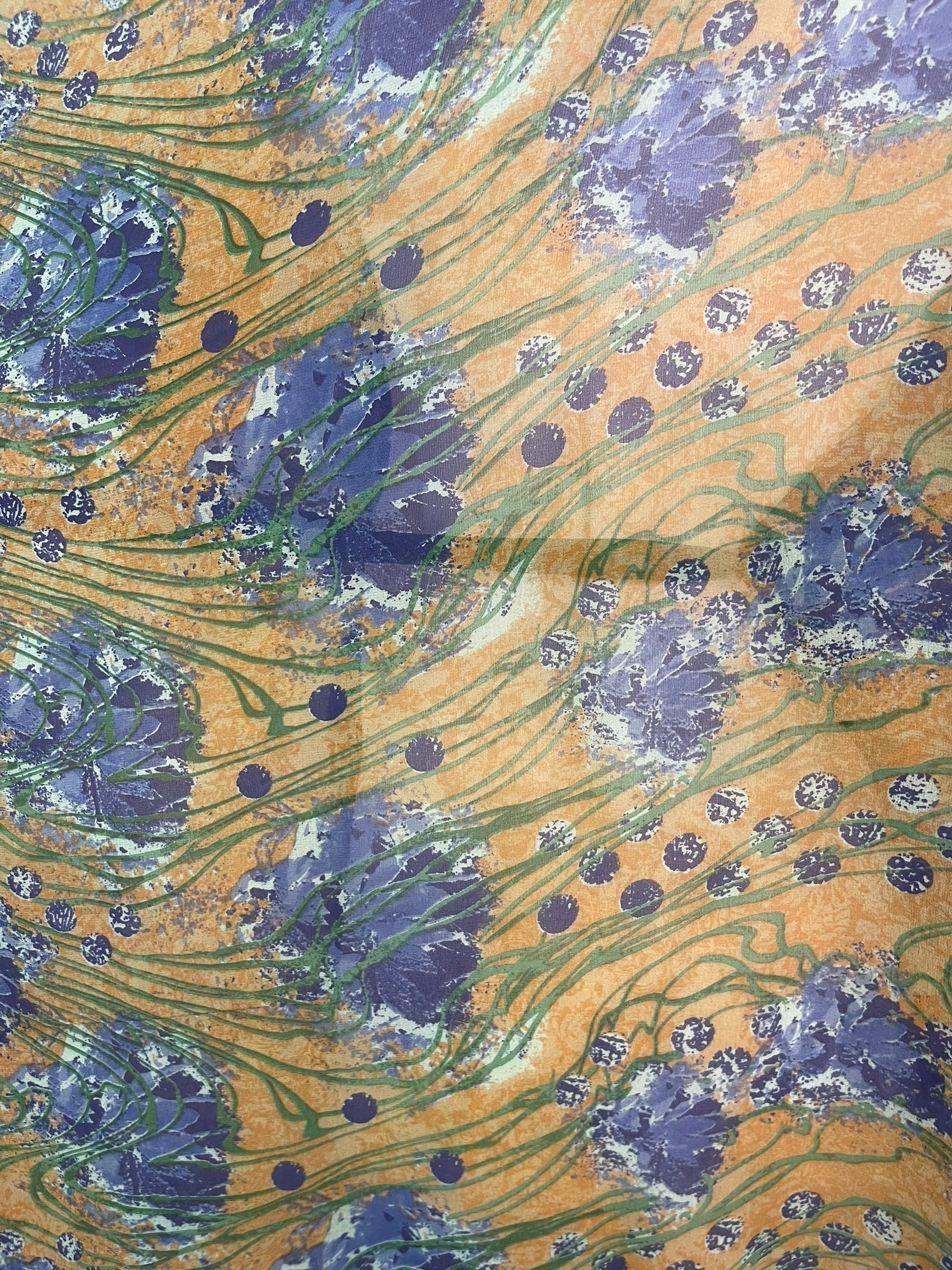 PREVIEW PRG8526 Sheer Wabi Sabi Pure Silk Kimono-Sleeved Jacket with Belt