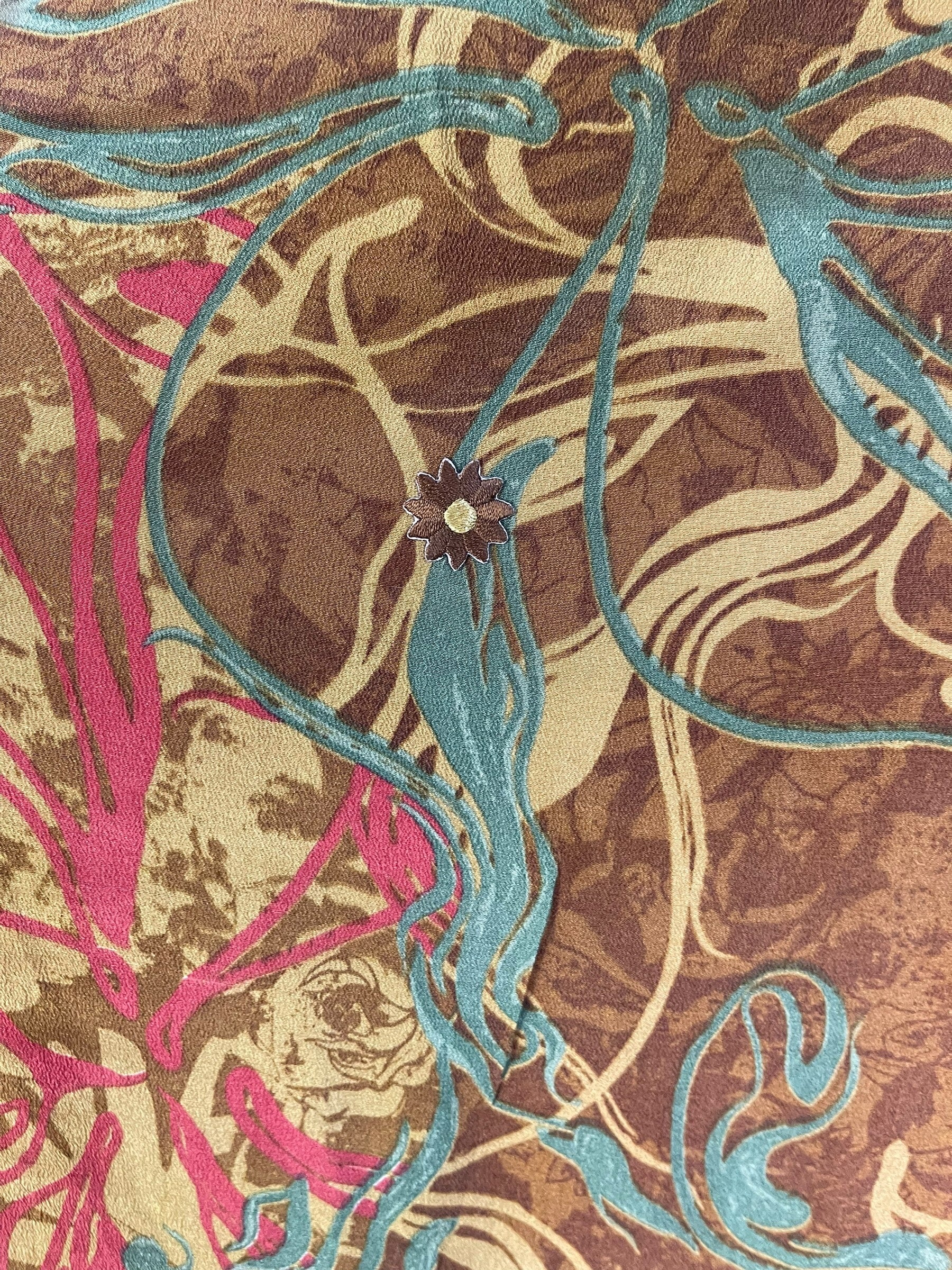 PRC7281 Avatar Pure Silk Cardigan