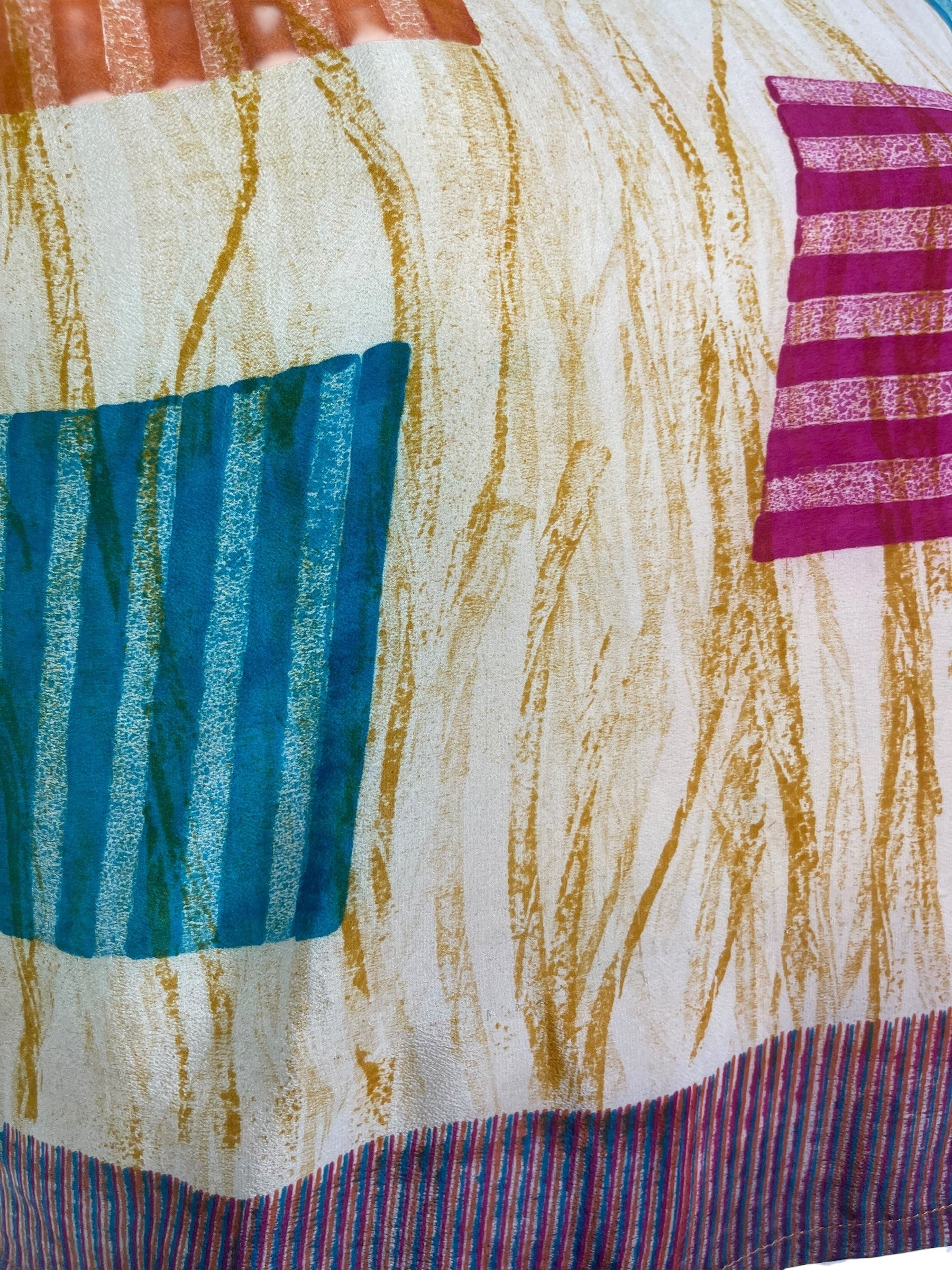 PRC4955 Wabi Sabi Pure Silk Boxy Top