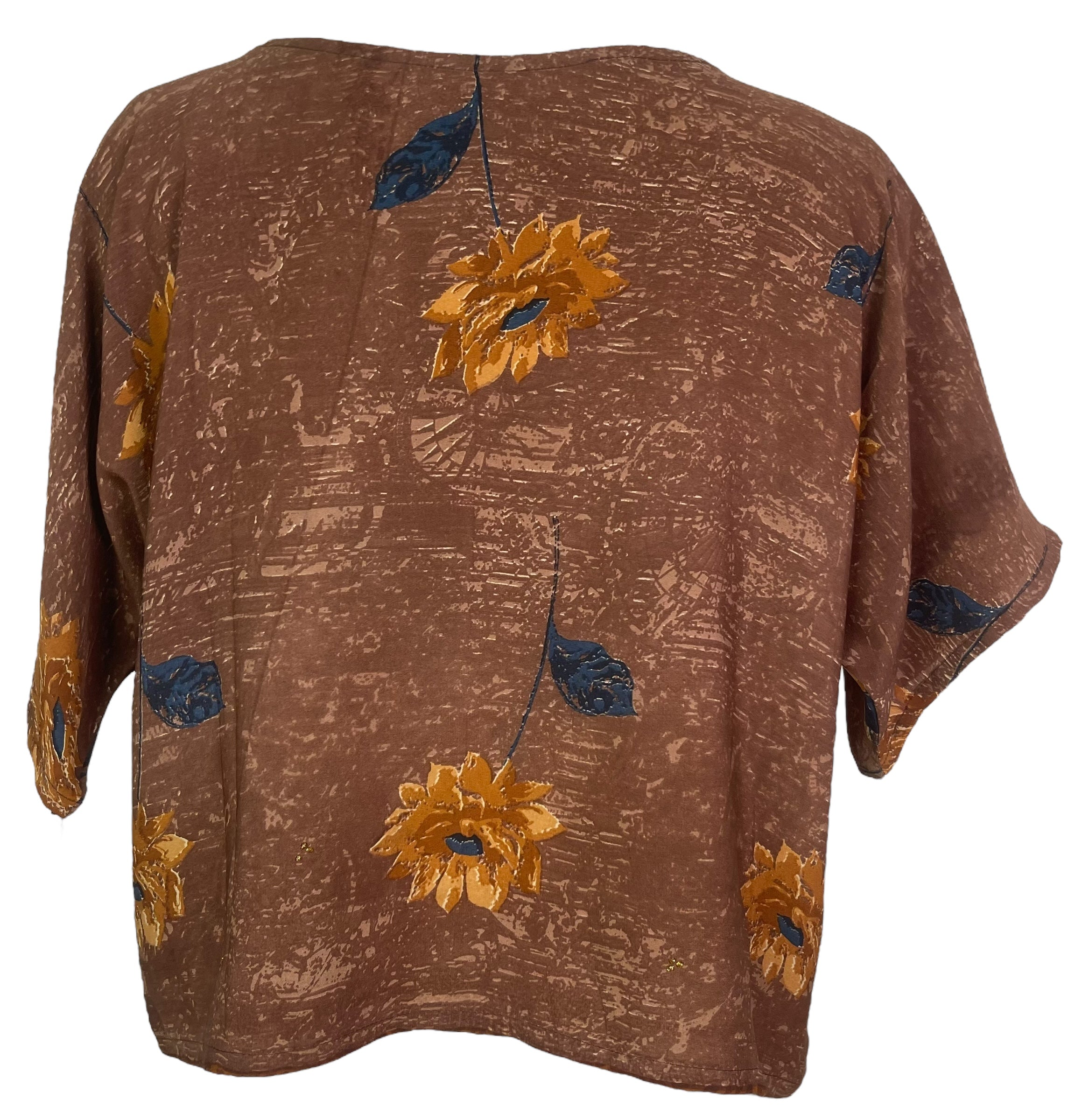 PRC7942 Avatar Pure Silk Boxy Top