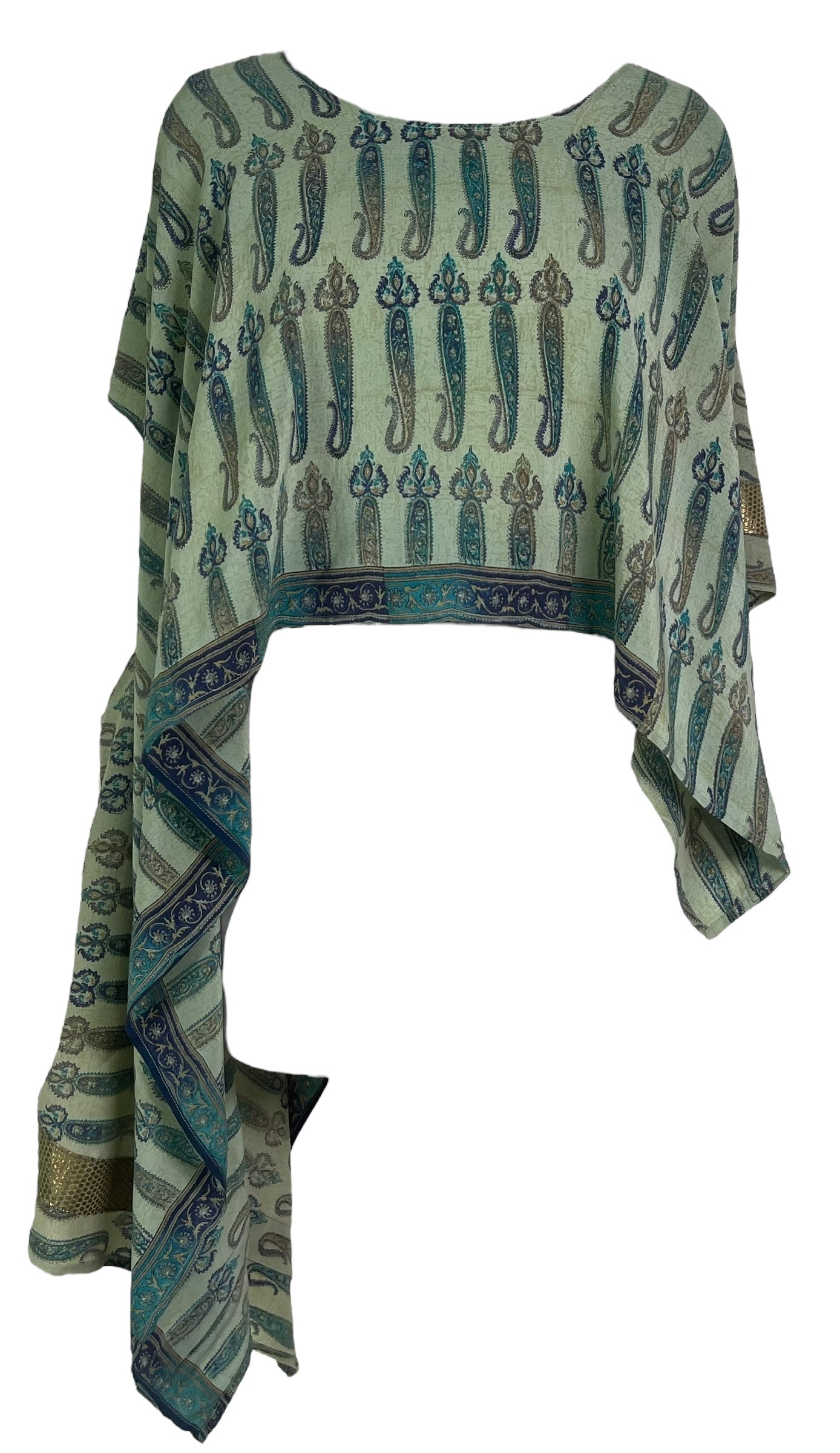 PREVIEW PRC8186 Avatar Pure Silk Versatile Vest by FEBRUARY2026 – Handmade ethical Vest from sariKNOTsari using upcycled silk. Designed in Canada for travel and slow fashion, loved from Toronto to LA to Sydney.