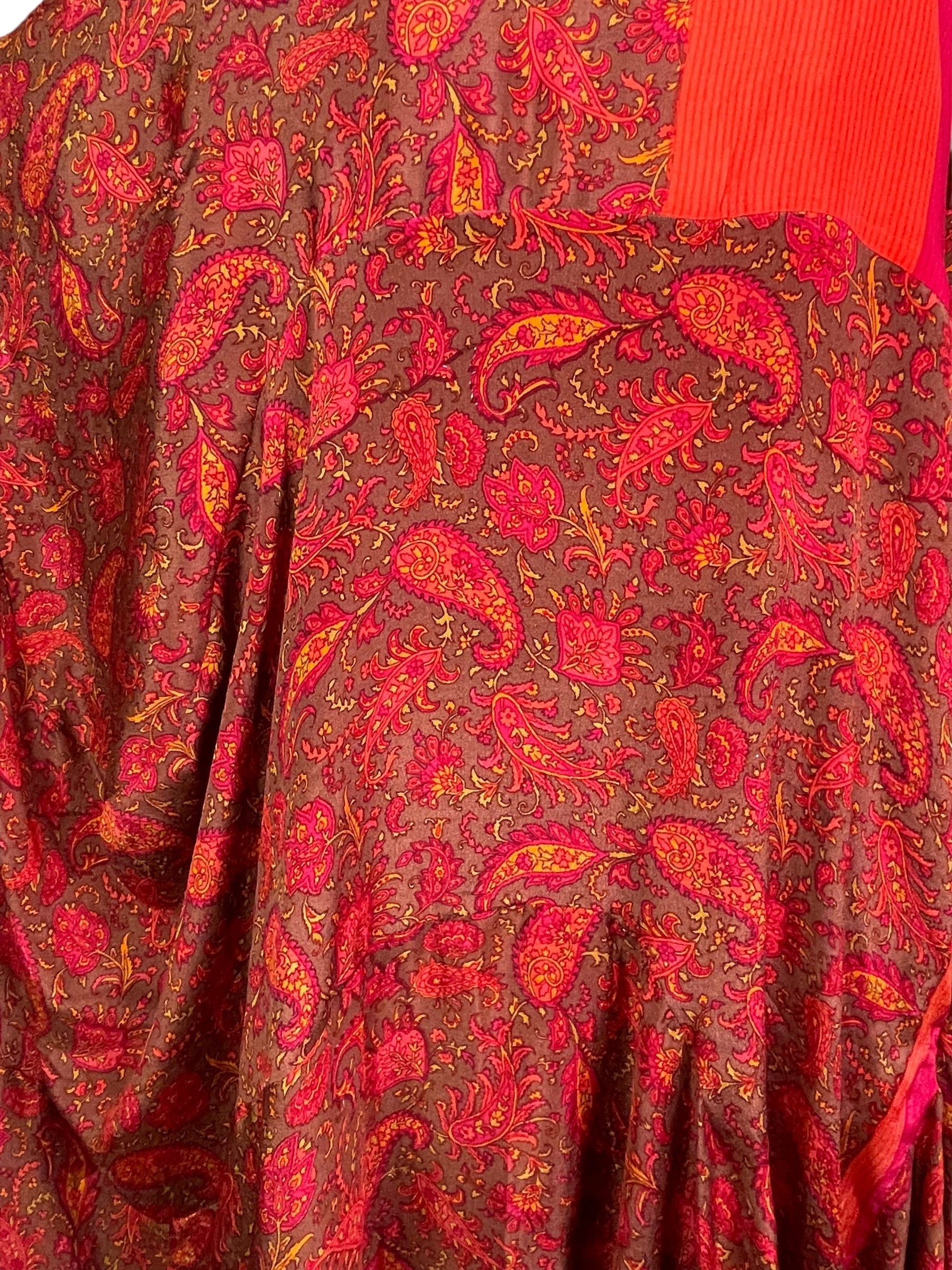 PRC7809 Avatar Pure Silk Sculptural Long Tunic Dress