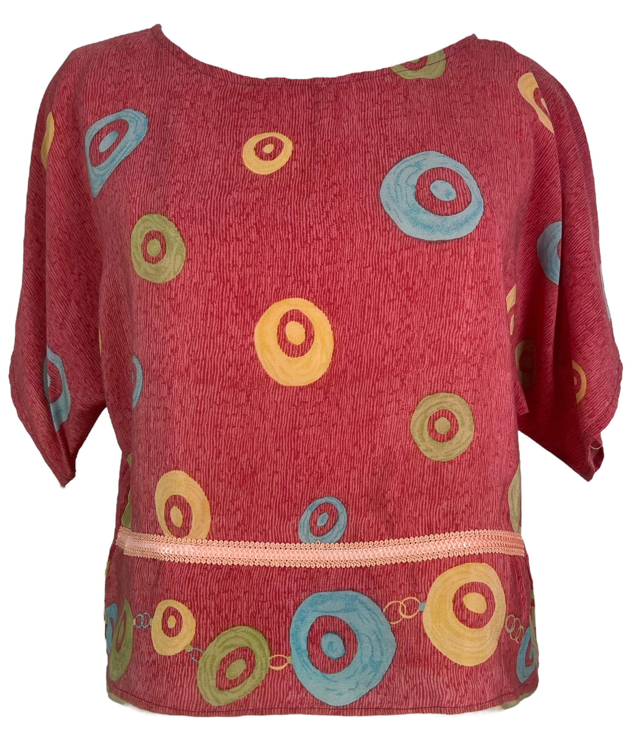 PRC7772 Avatar Pure Silk Boxy Top