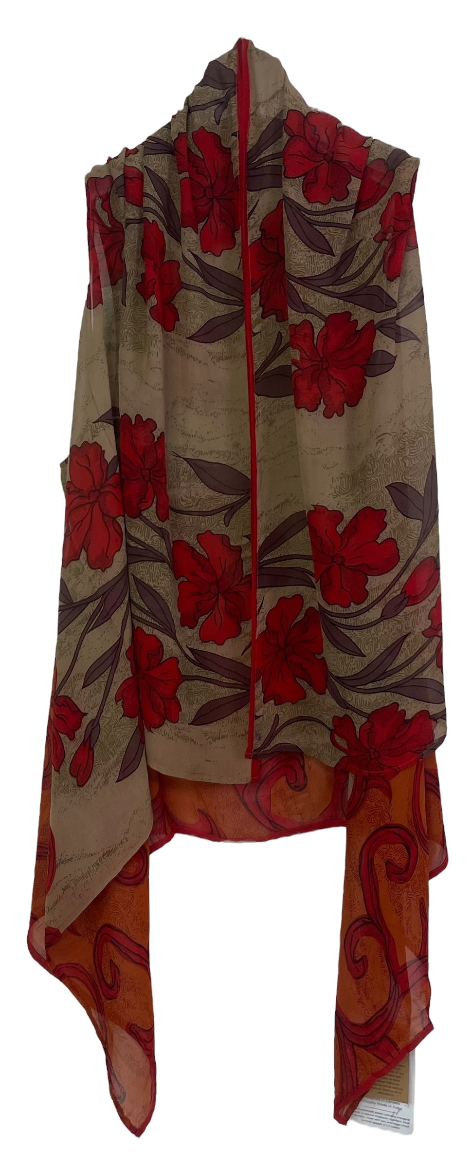 PRG8162 Sheer Wabi Sabi Pure Silk Versatile Vest