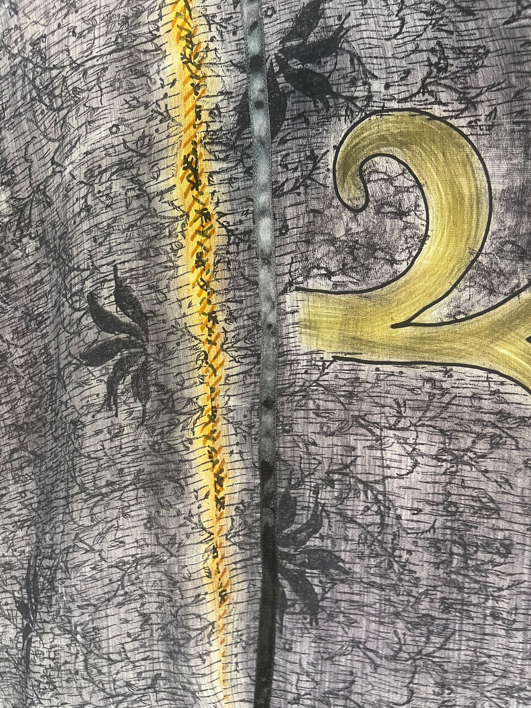 PRC8068 Avatar Pure Silk Waterfall Top