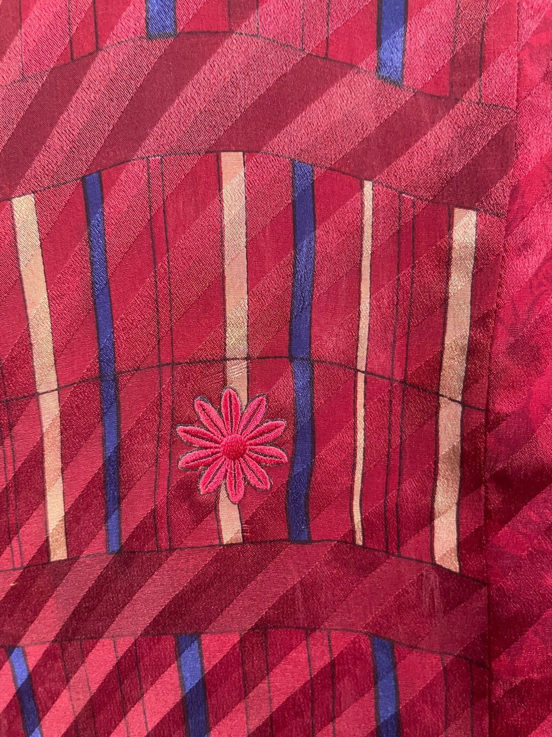 PREVIEW PRC8612 Avatar Pure Silk Waterfall Top by FEBRUARY2026 – Handmade ethical Waterfall Top from sariKNOTsari using upcycled silk. Designed in Canada for travel and slow fashion, loved from Toronto to LA to Sydney.