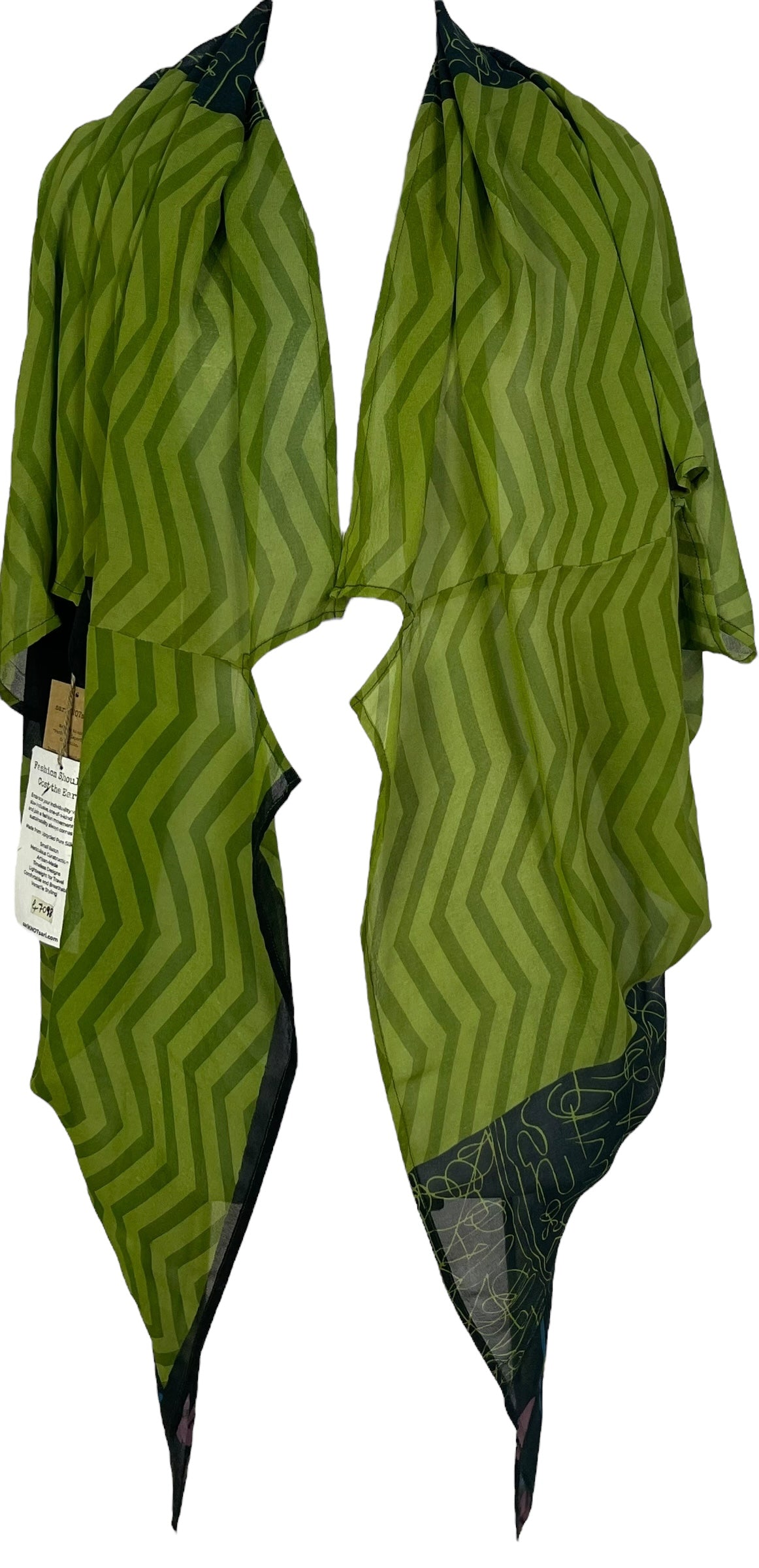 PRG7098 Sheer Wabi Sabi Pure Silk Cardigan