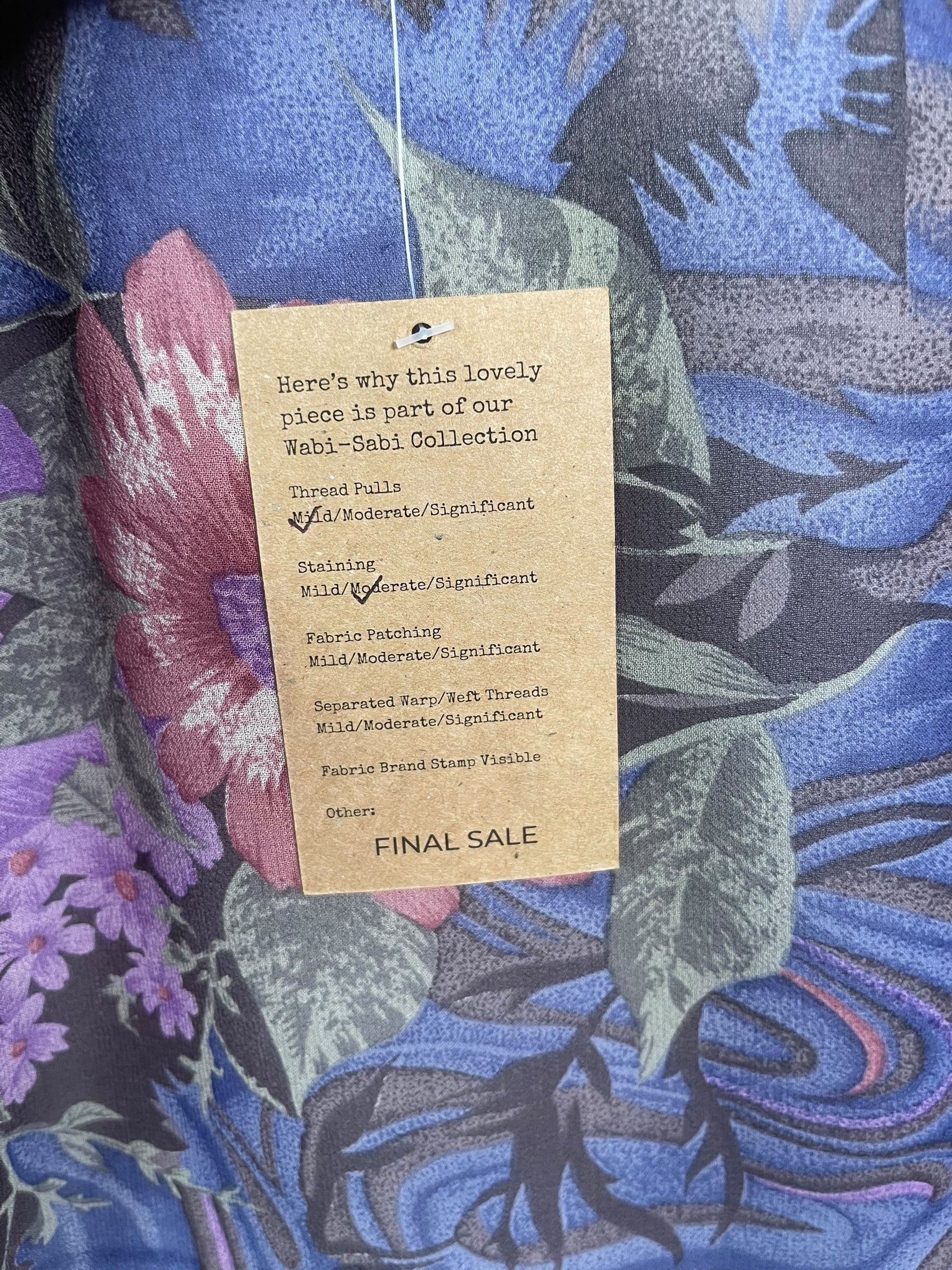 PREVIEW PRG8434 Sheer Wabi Sabi Pure Silk Long Tunic with Side Ties